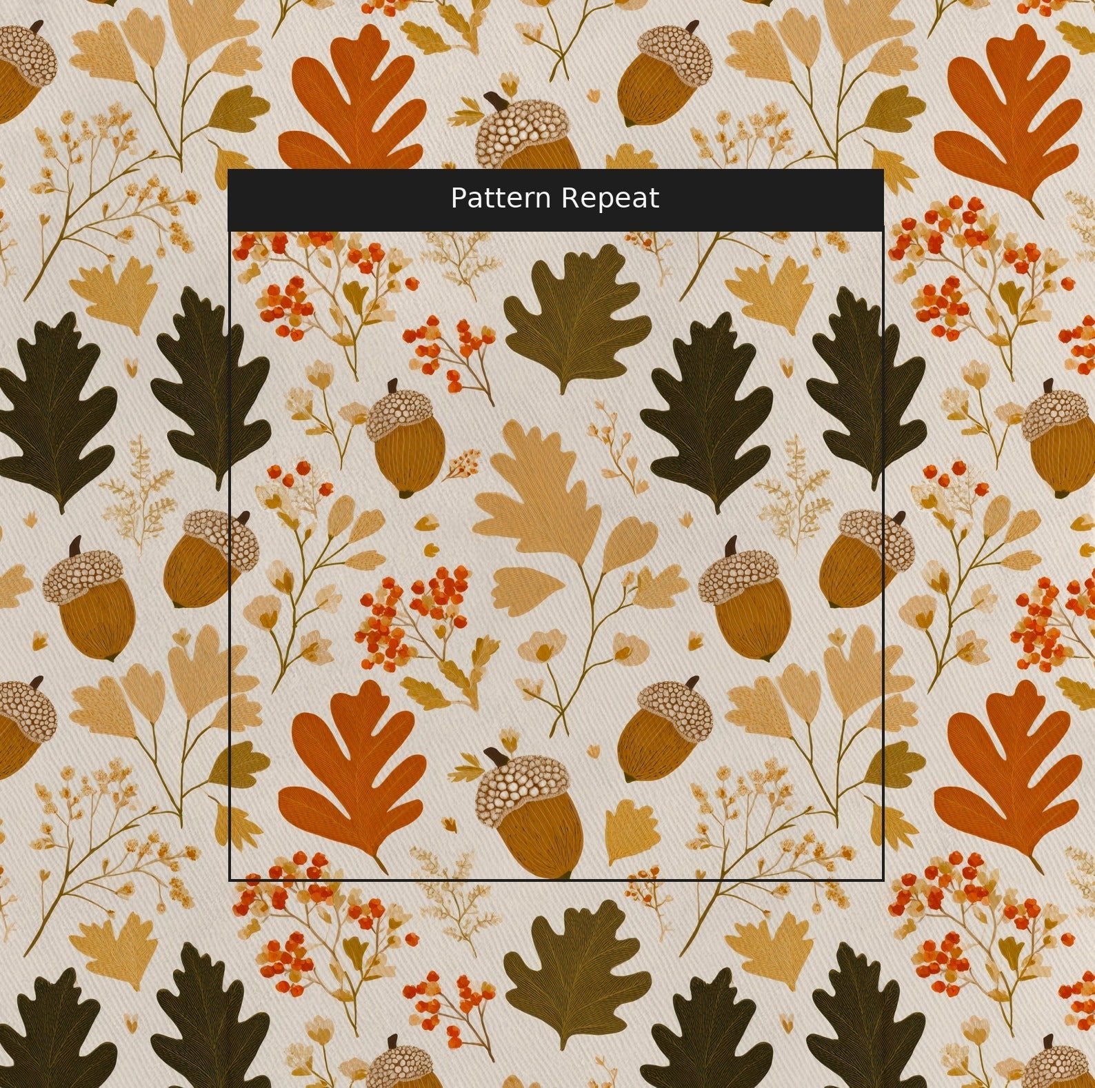 Little Oak - Fabric - Linen Rowe