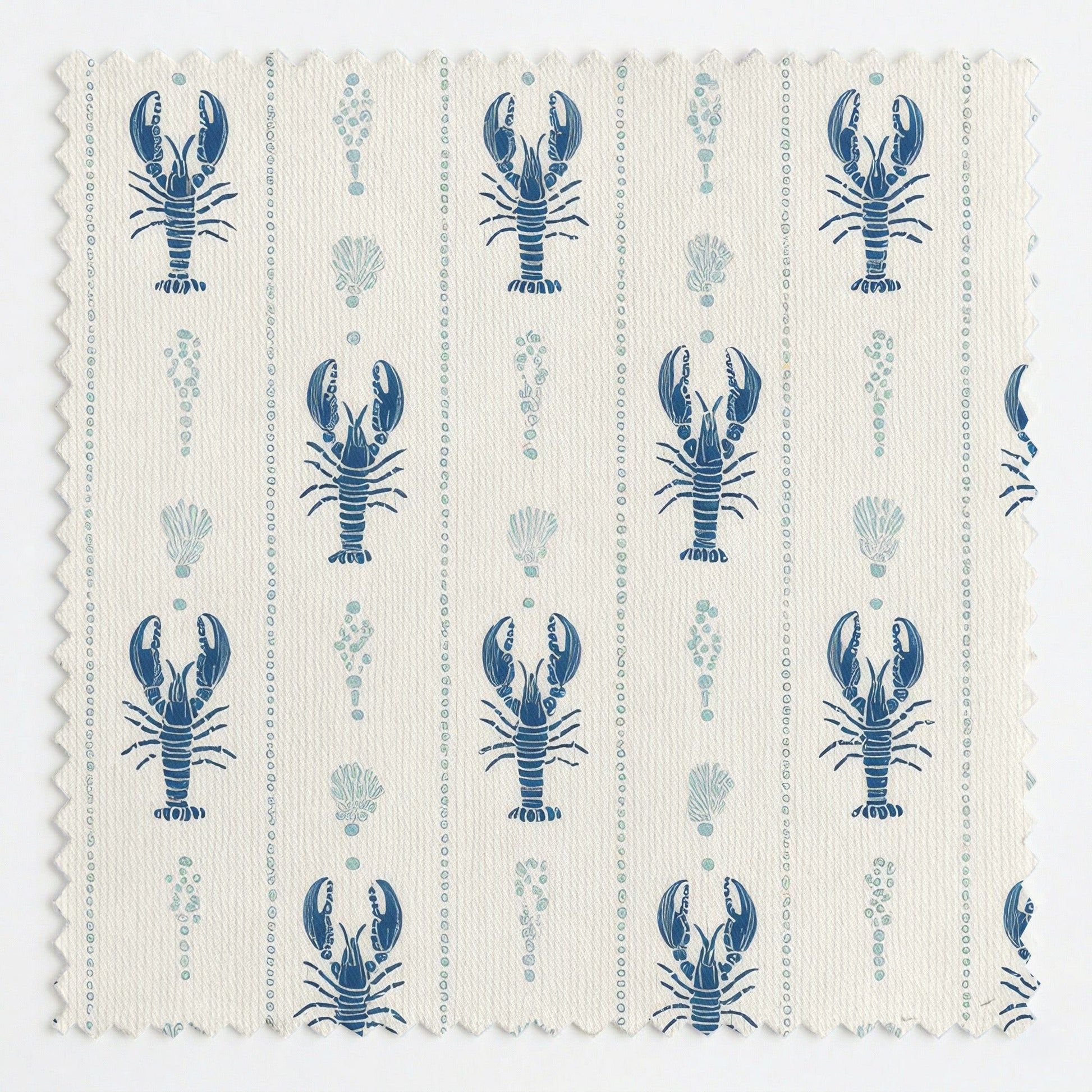 Lobster Blues - Fabric - Linen Rowe