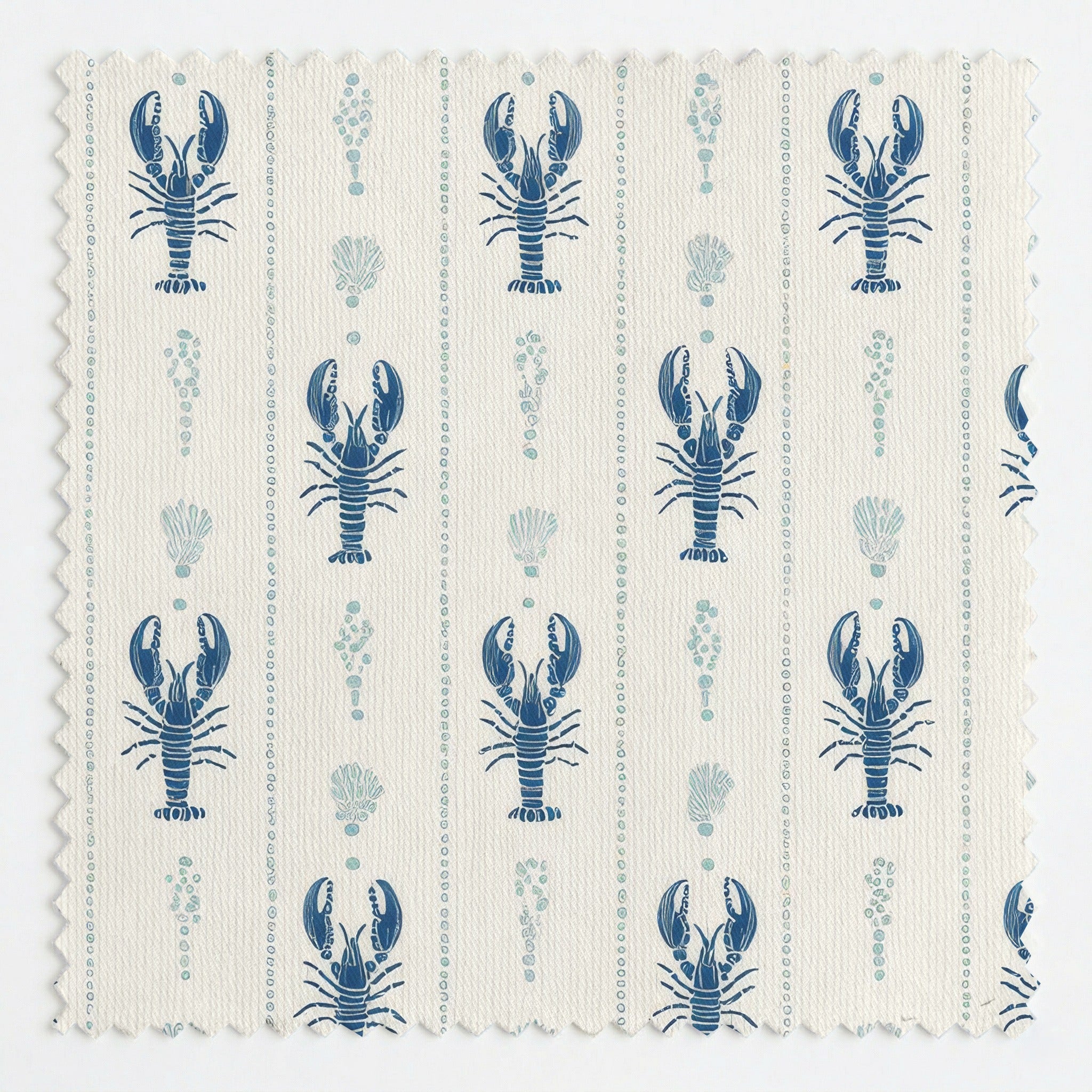 Lobster Blues - Fabric - Linen Rowe