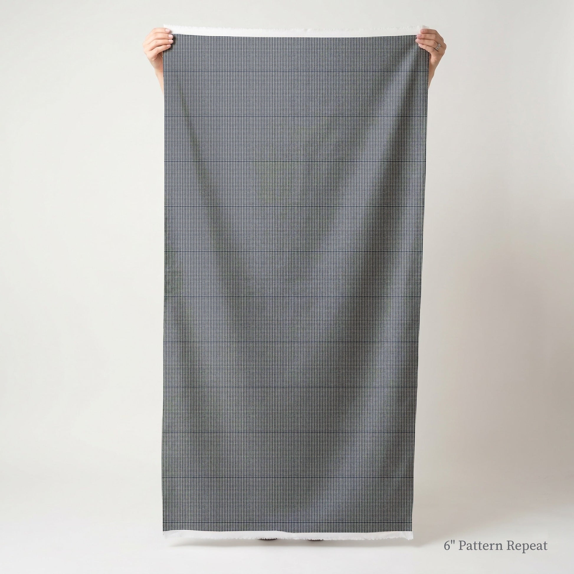 Lola Houndstooth - Fabric - Linen Rowe