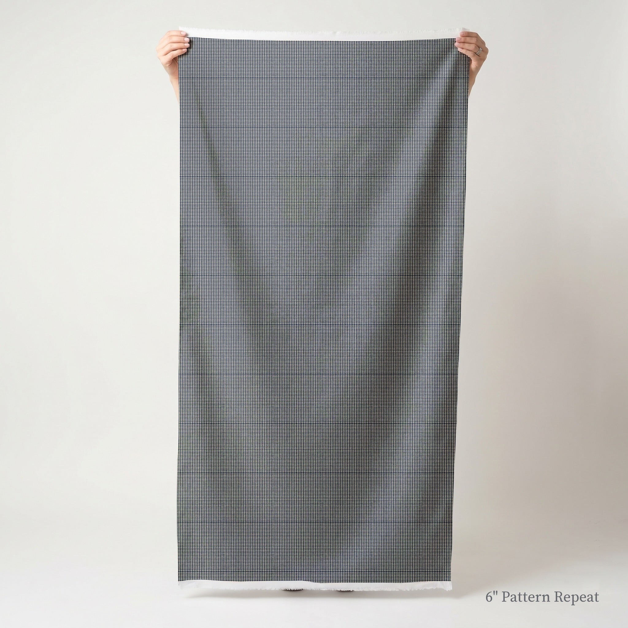 Lola Houndstooth - Fabric - Linen Rowe