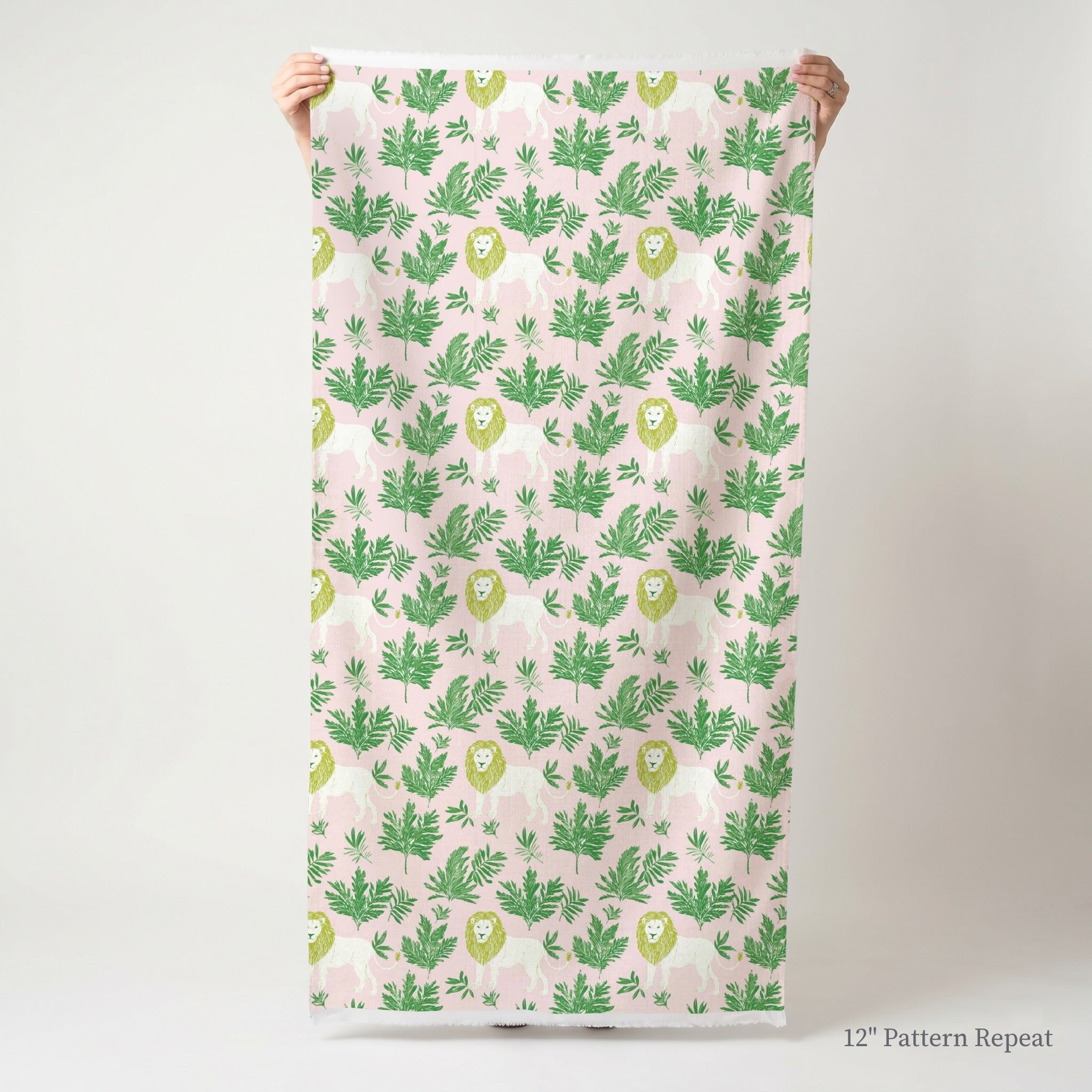 Loxborough Lion - Fabric - Linen Rowe