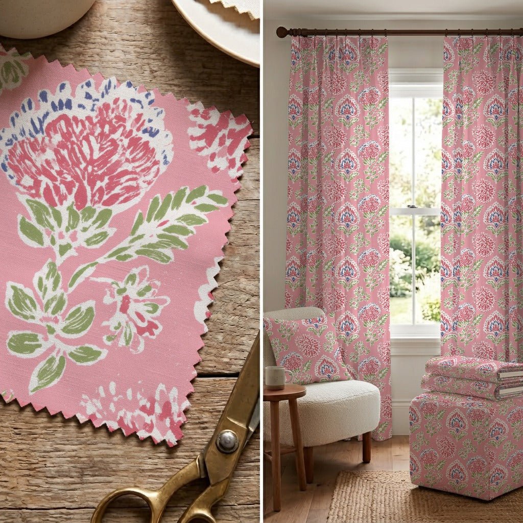 Lucasta Blossom - Fabric - Linen Rowe