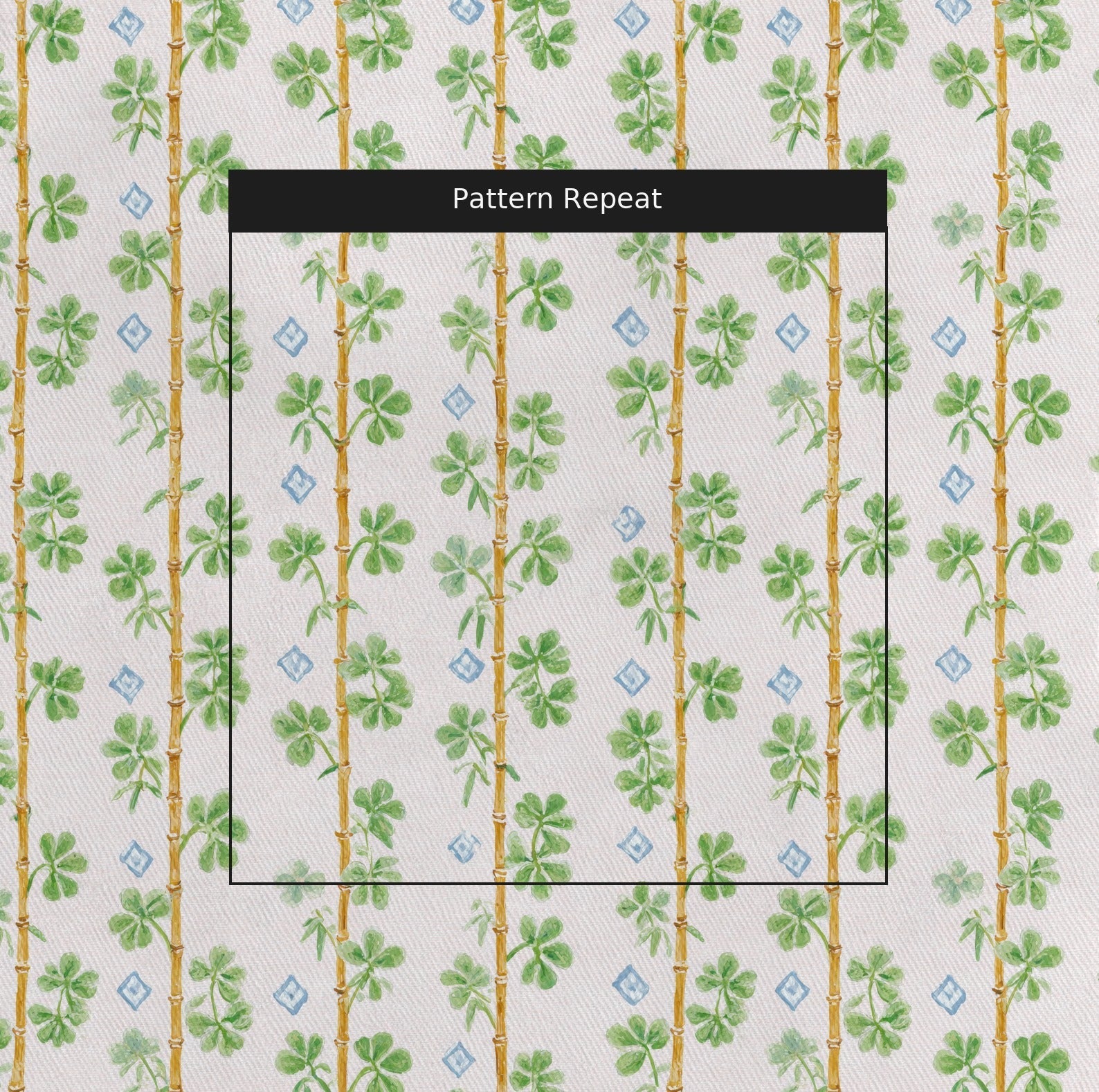 Lucky Bamboo - Fabric - Linen Rowe