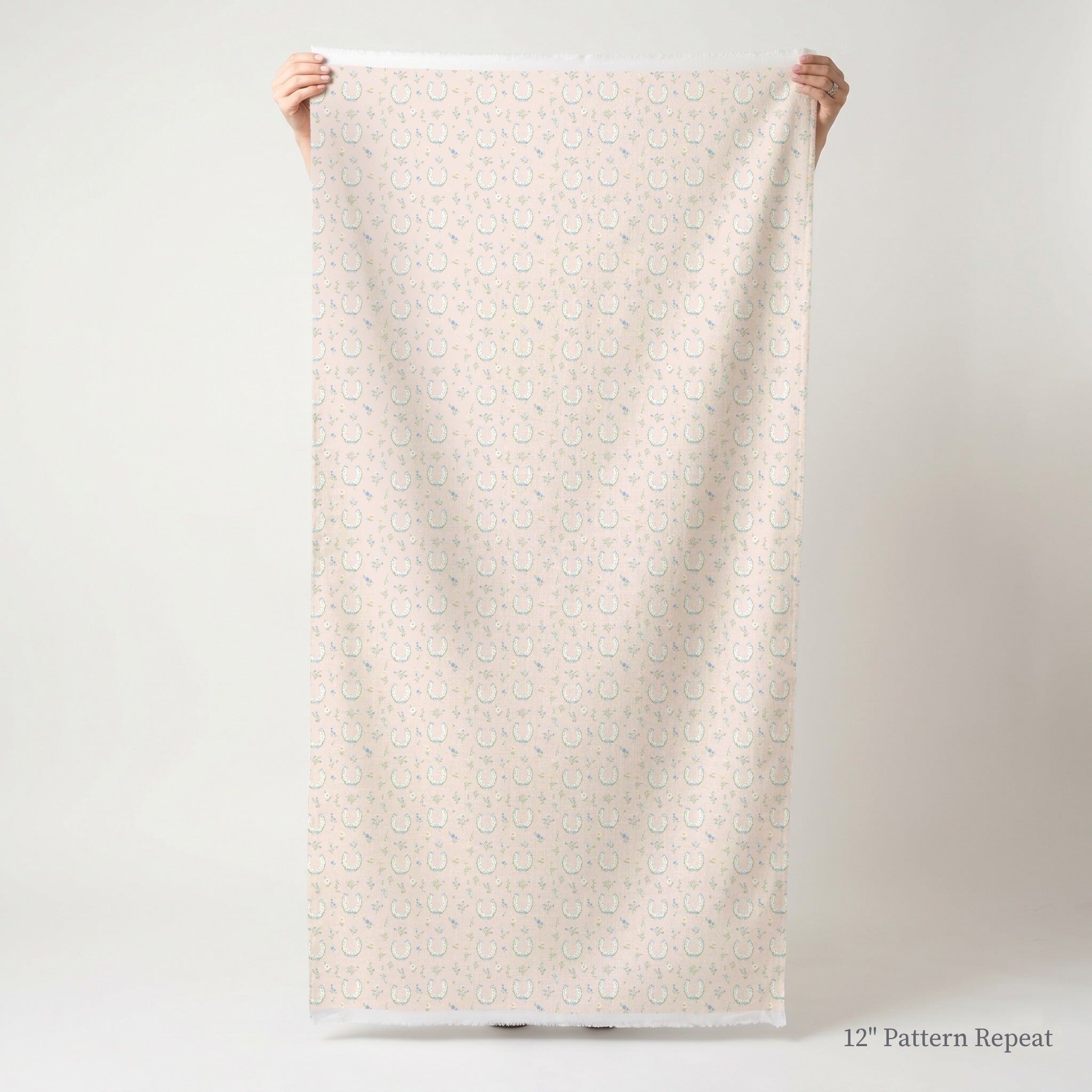 Lucky Horseshoes - Fabric - Linen Rowe