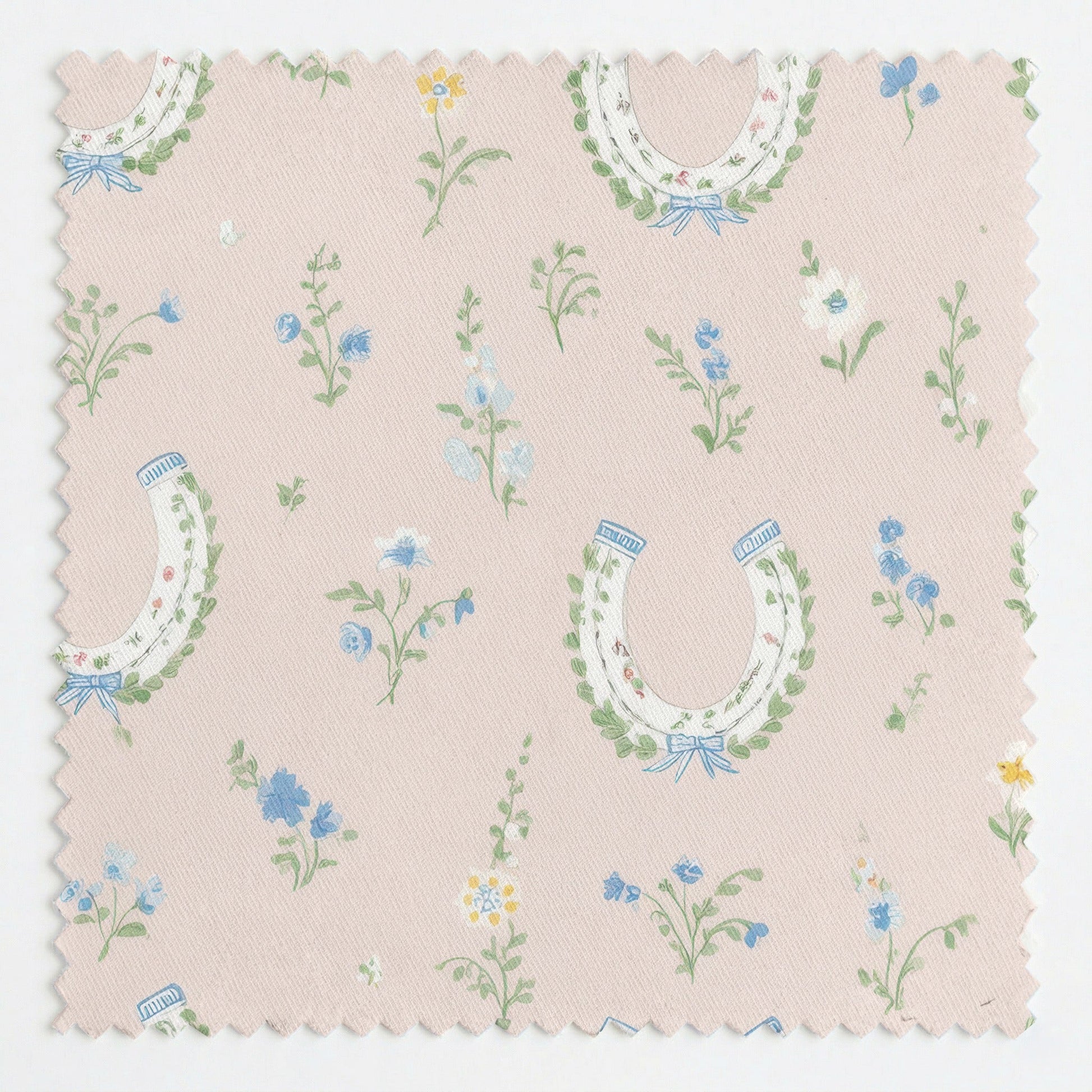 Lucky Horseshoes - Fabric - Linen Rowe