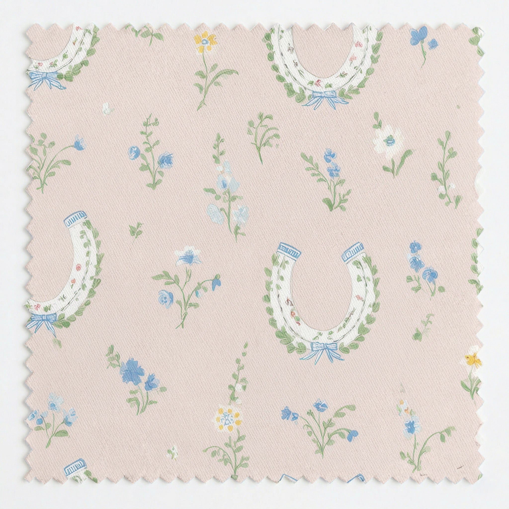 Lucky Horseshoes - Fabric - Linen Rowe