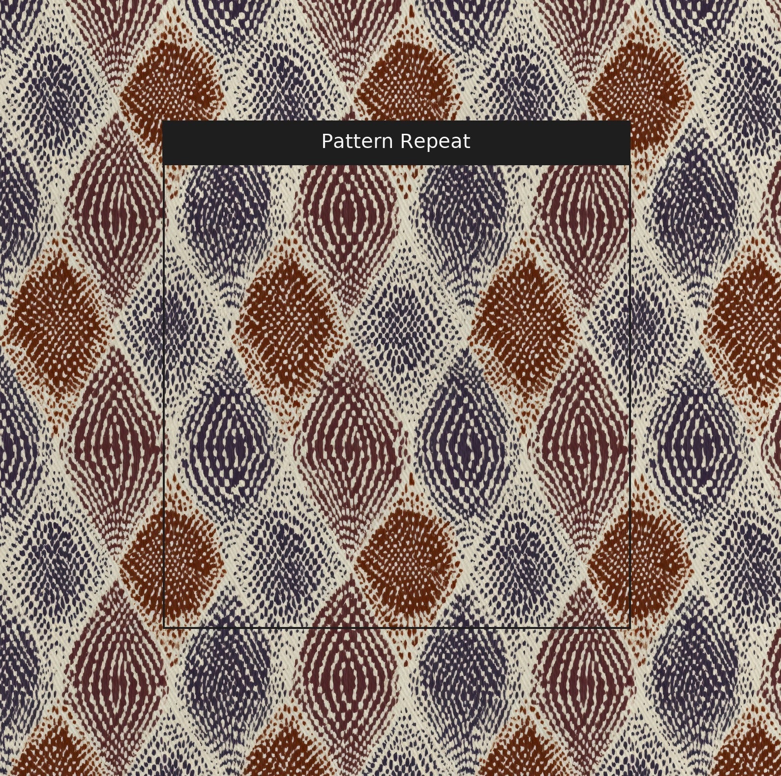 Luna Diamonds - Fabric - Linen Rowe