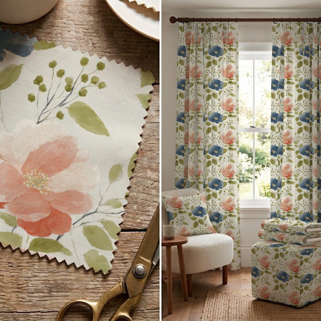 Lysara Blooms - Fabric - Linen Rowe