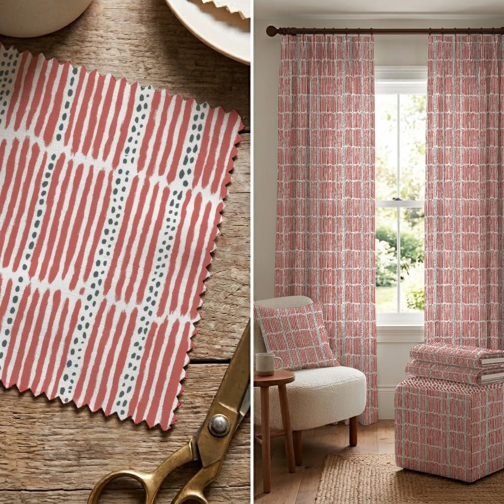 Lystra Stripes - Fabric - Linen Rowe