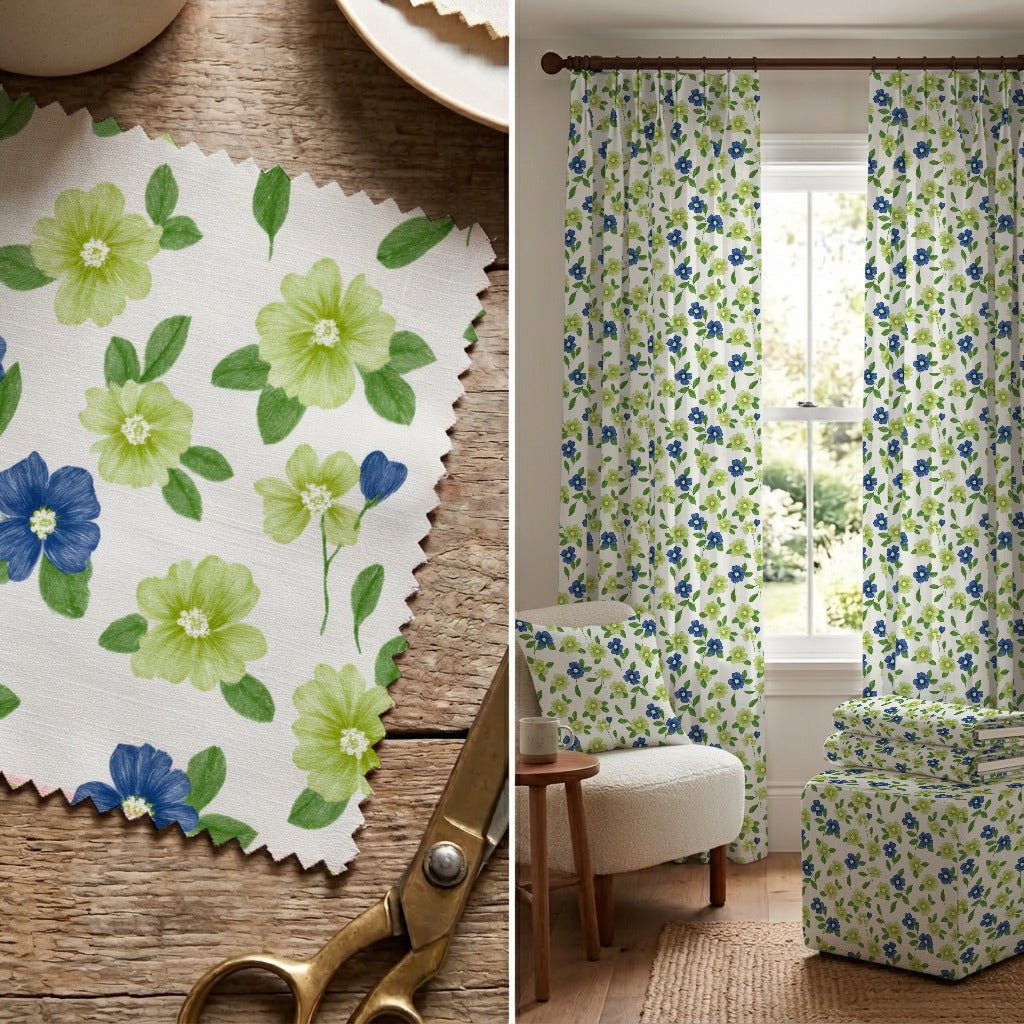 Maddox Blooms - Fabric - Linen Rowe