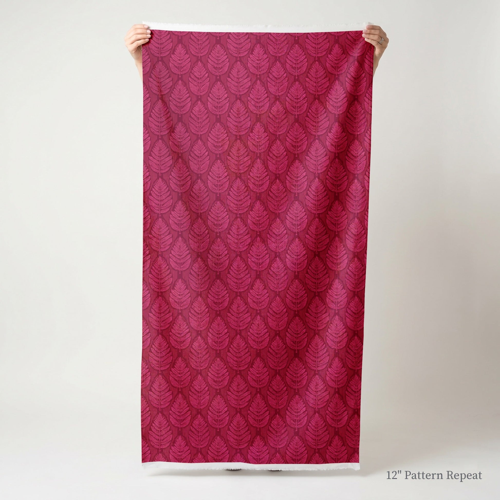 Magenta Forest - Fabric - Linen Rowe