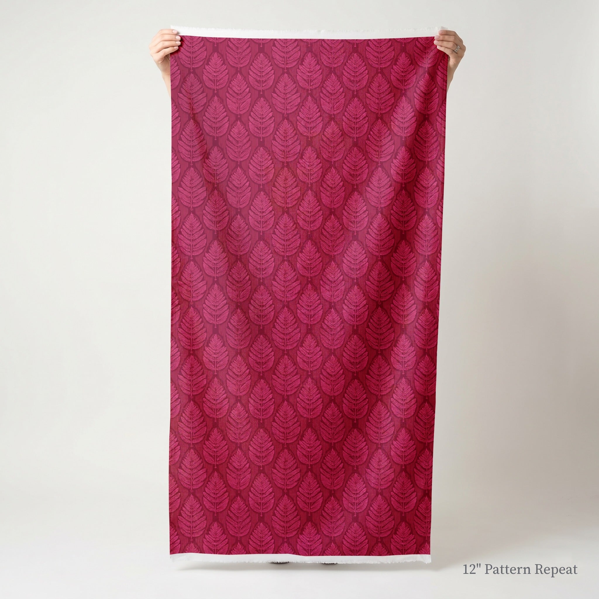 Magenta Forest - Fabric - Linen Rowe