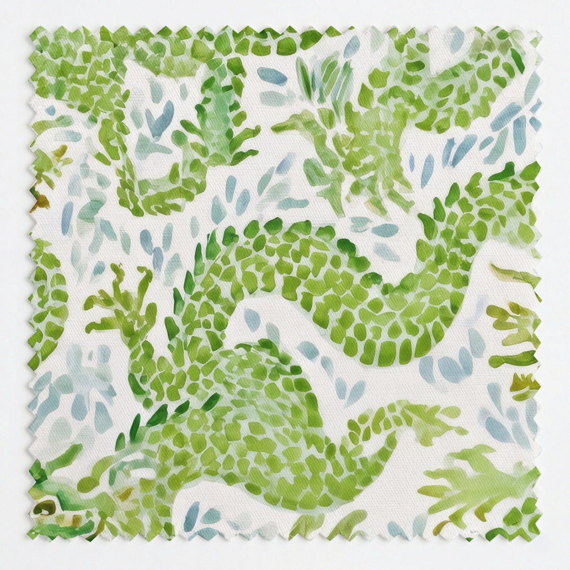 Mahj Green Dragons - Fabric - Linen Rowe