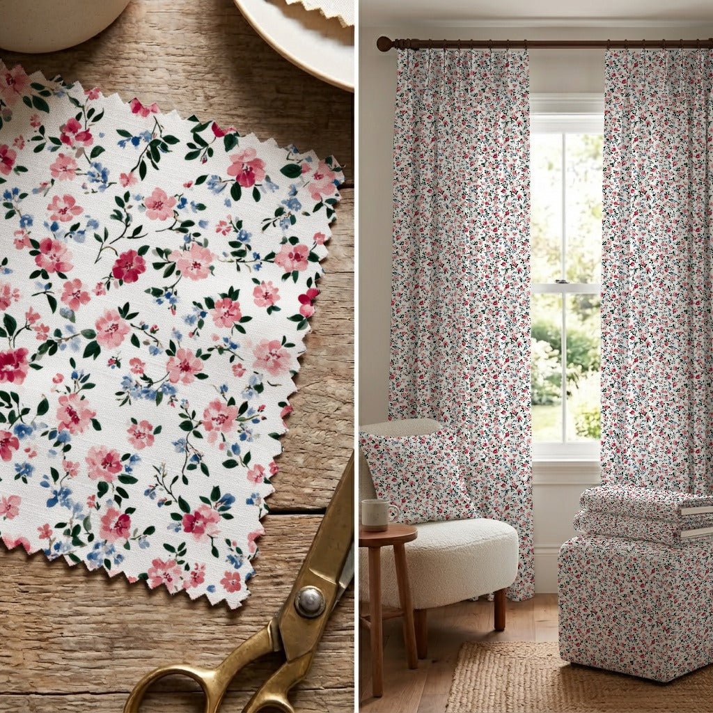 Marcelline Blossoms - Fabric - Linen Rowe