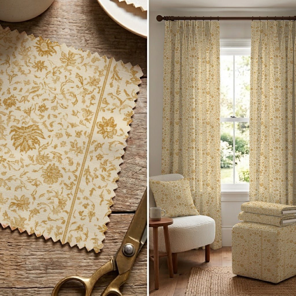 Marigold - Fabric - Linen Rowe