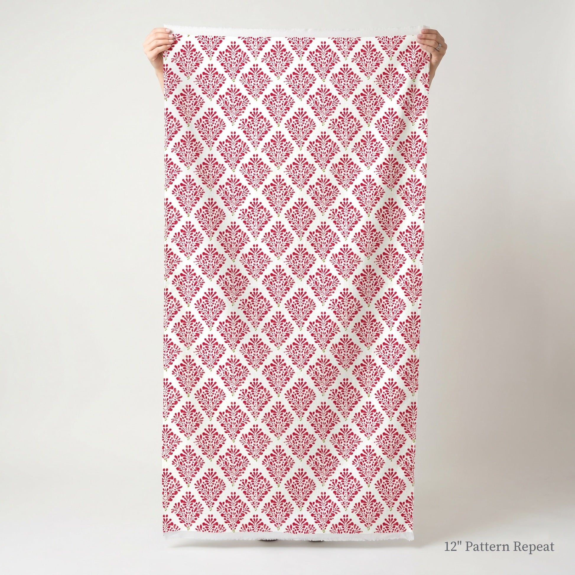 Marlo Damask - Fabric - Linen Rowe