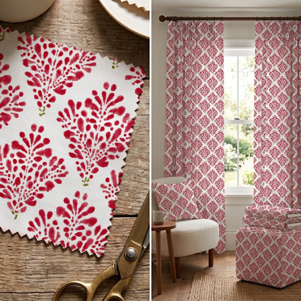 Marlo Damask - Fabric - Linen Rowe