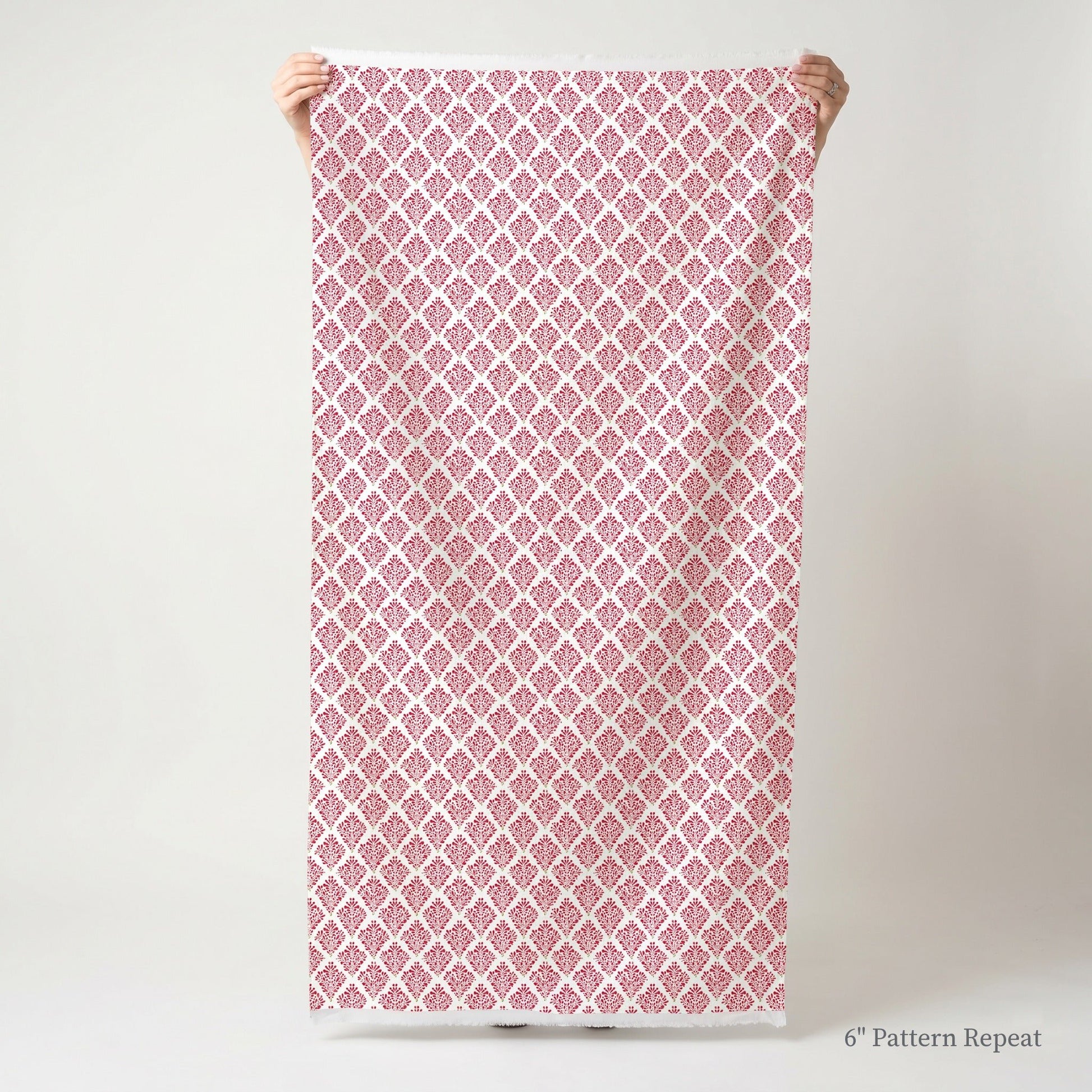 Marlo Damask - Fabric - Linen Rowe