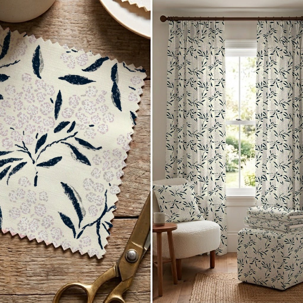 Maroix Floral - Fabric - Linen Rowe