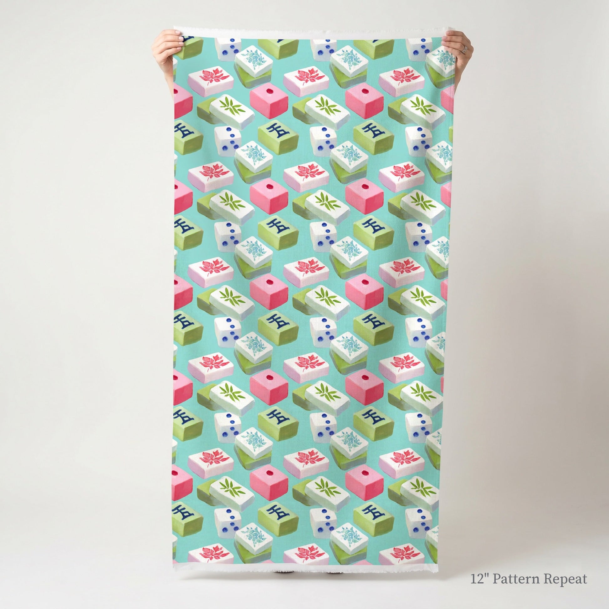 Meet Me at Mahjong - Fabric - Linen Rowe