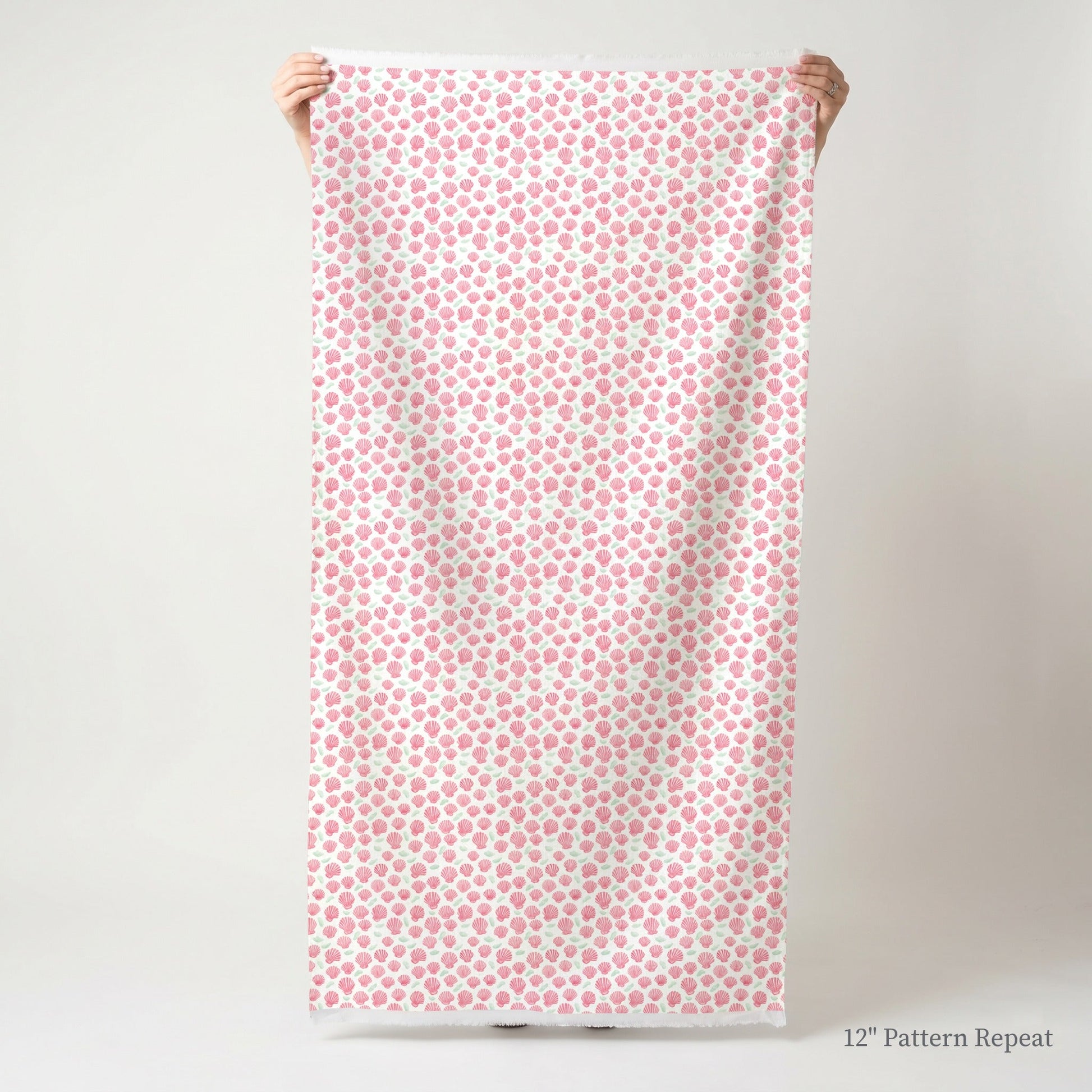 Mermaid Shells - Fabric - Linen Rowe
