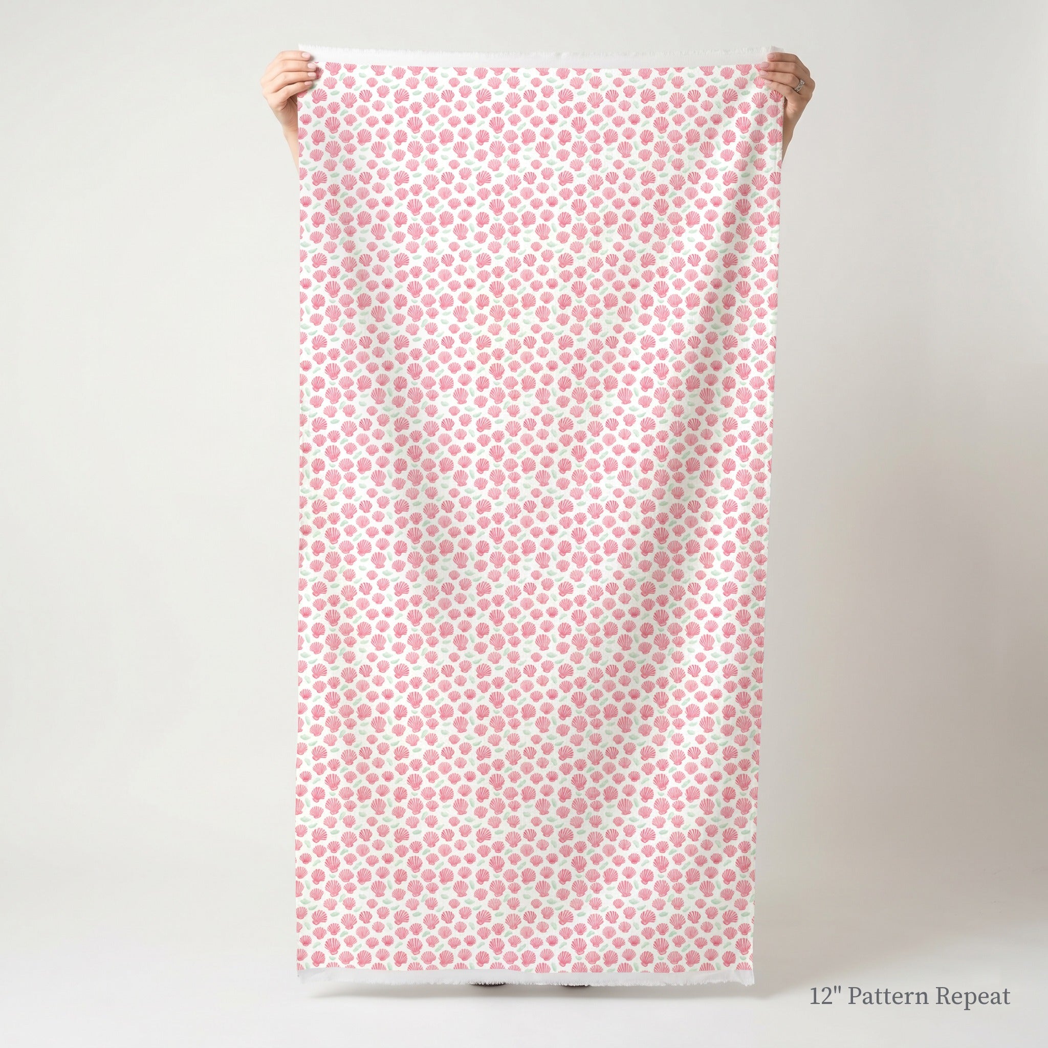 Mermaid Shells - Fabric - Linen Rowe