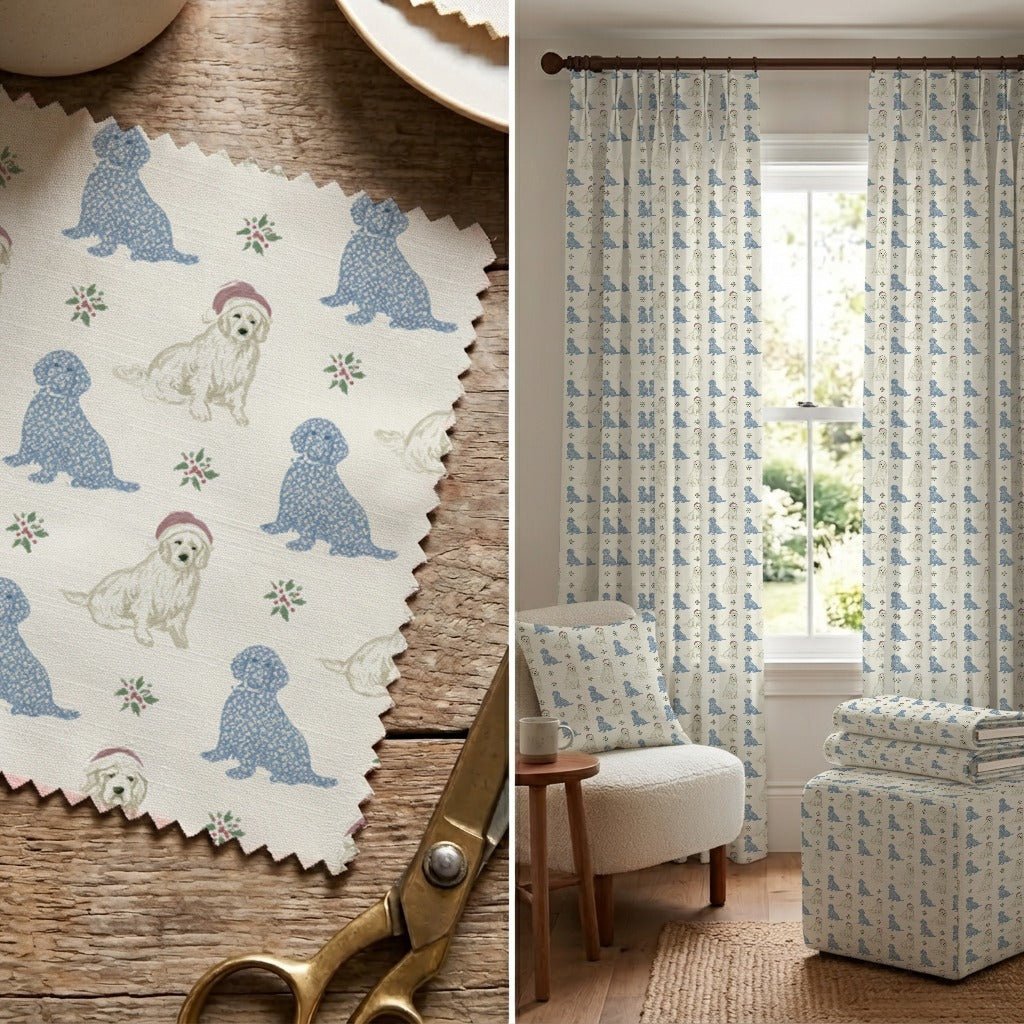 Merry and Fluff - Fabric - Linen Rowe