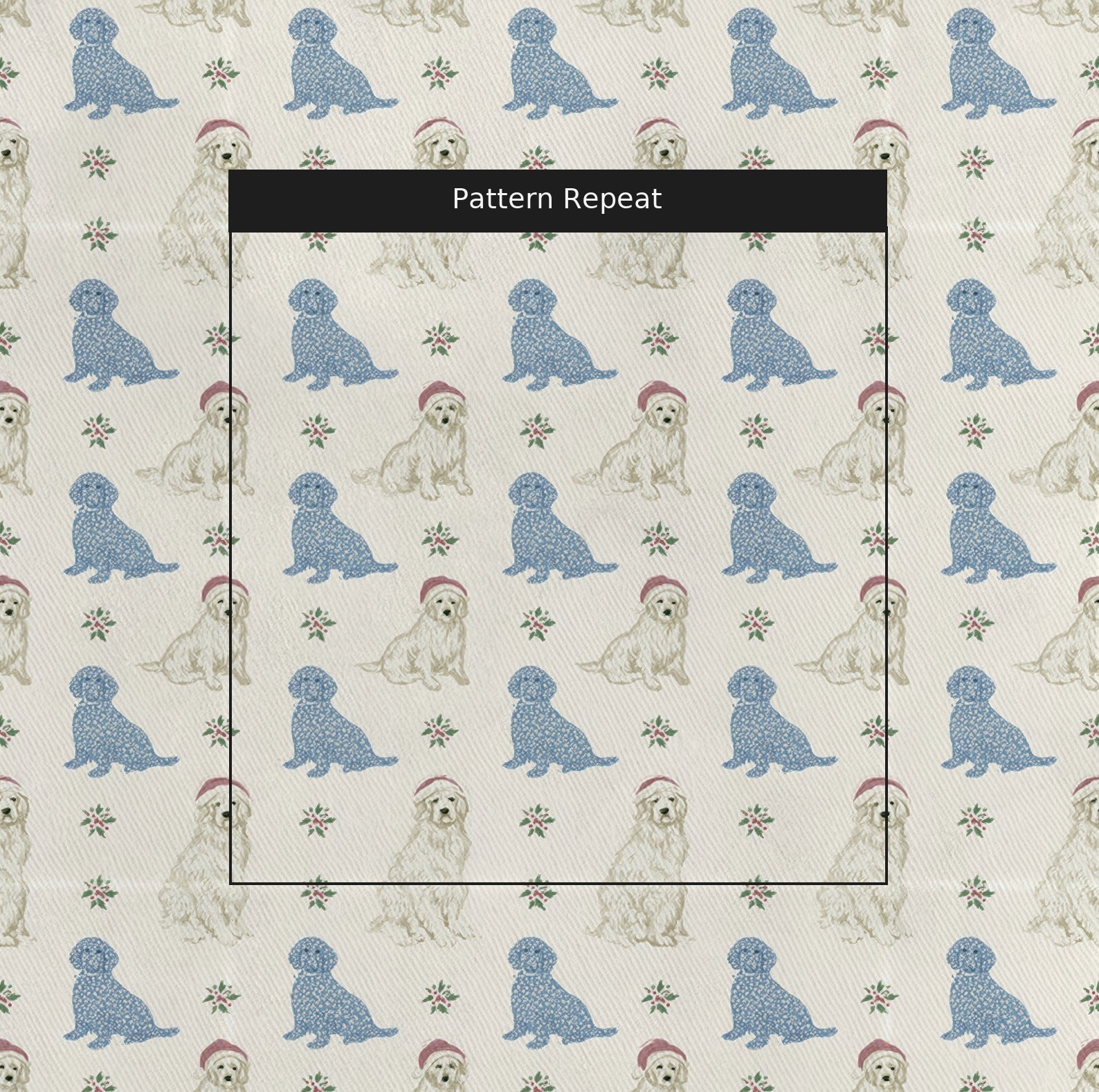 Merry and Fluff - Fabric - Linen Rowe
