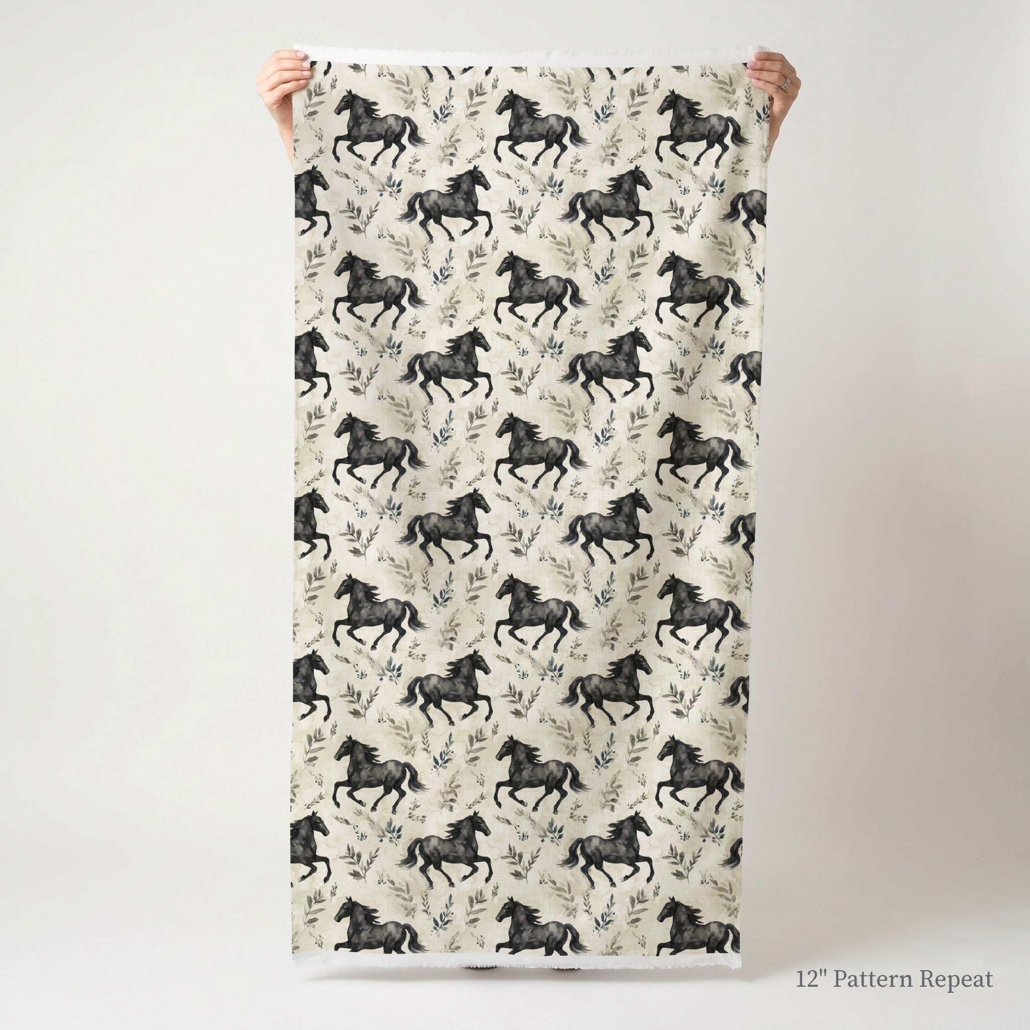 Midnight Gallop - Fabric - Linen Rowe