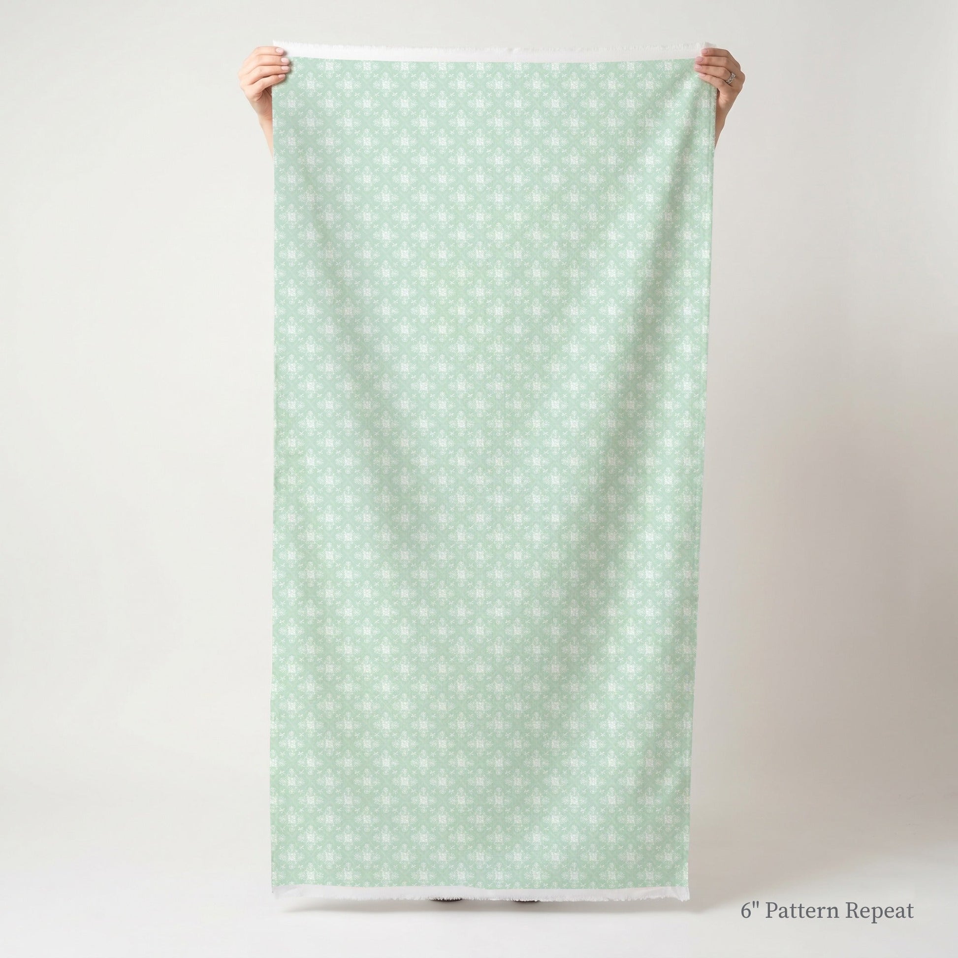Milo Mint - Fabric - Linen Rowe