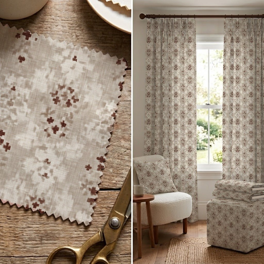 Minimalist Beige - Fabric - Linen Rowe