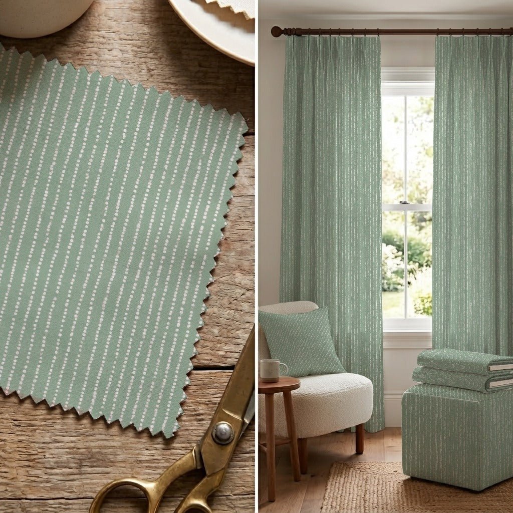 Mint Drift - Fabric - Linen Rowe