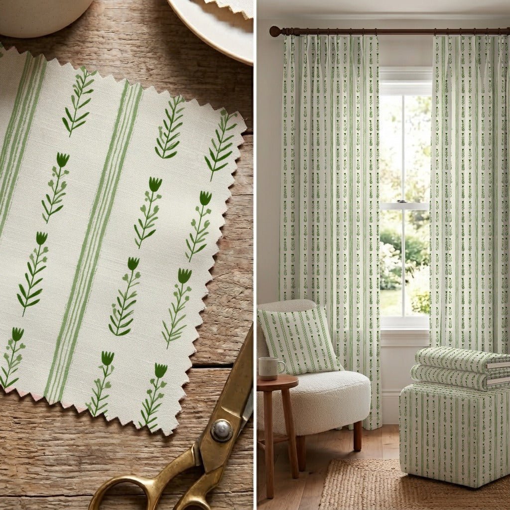 Mirelune Tulip - Fabric - Linen Rowe