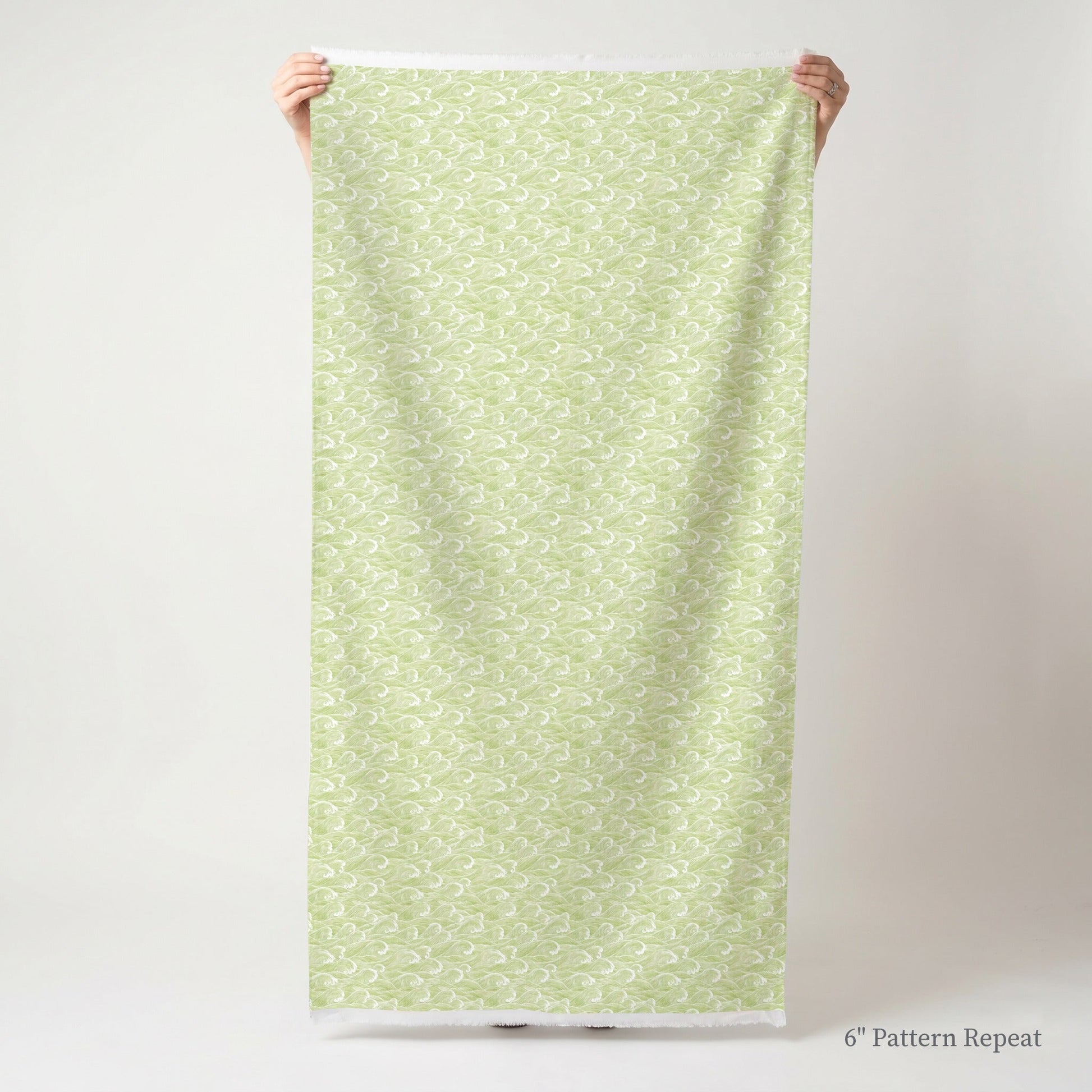 Mirette Waves - Fabric - Linen Rowe