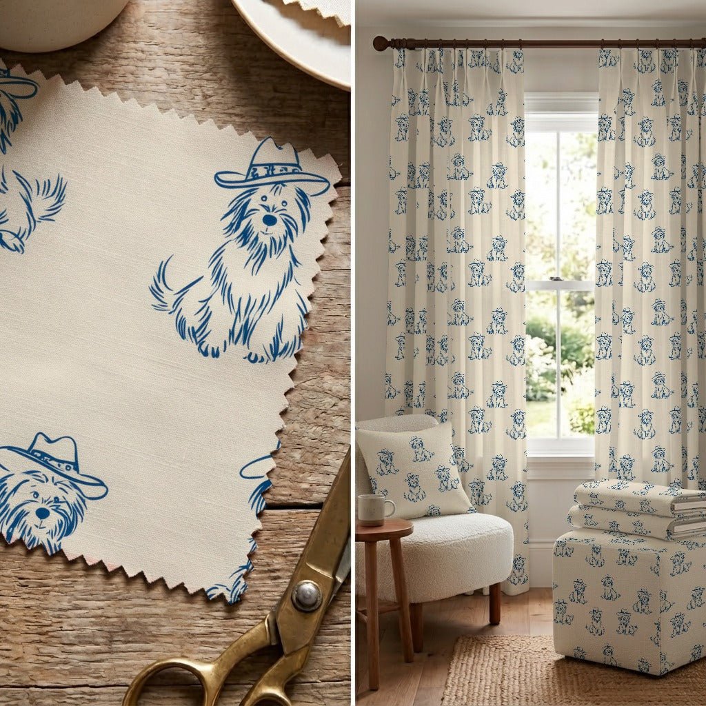 Mister Dog - Fabric - Linen Rowe