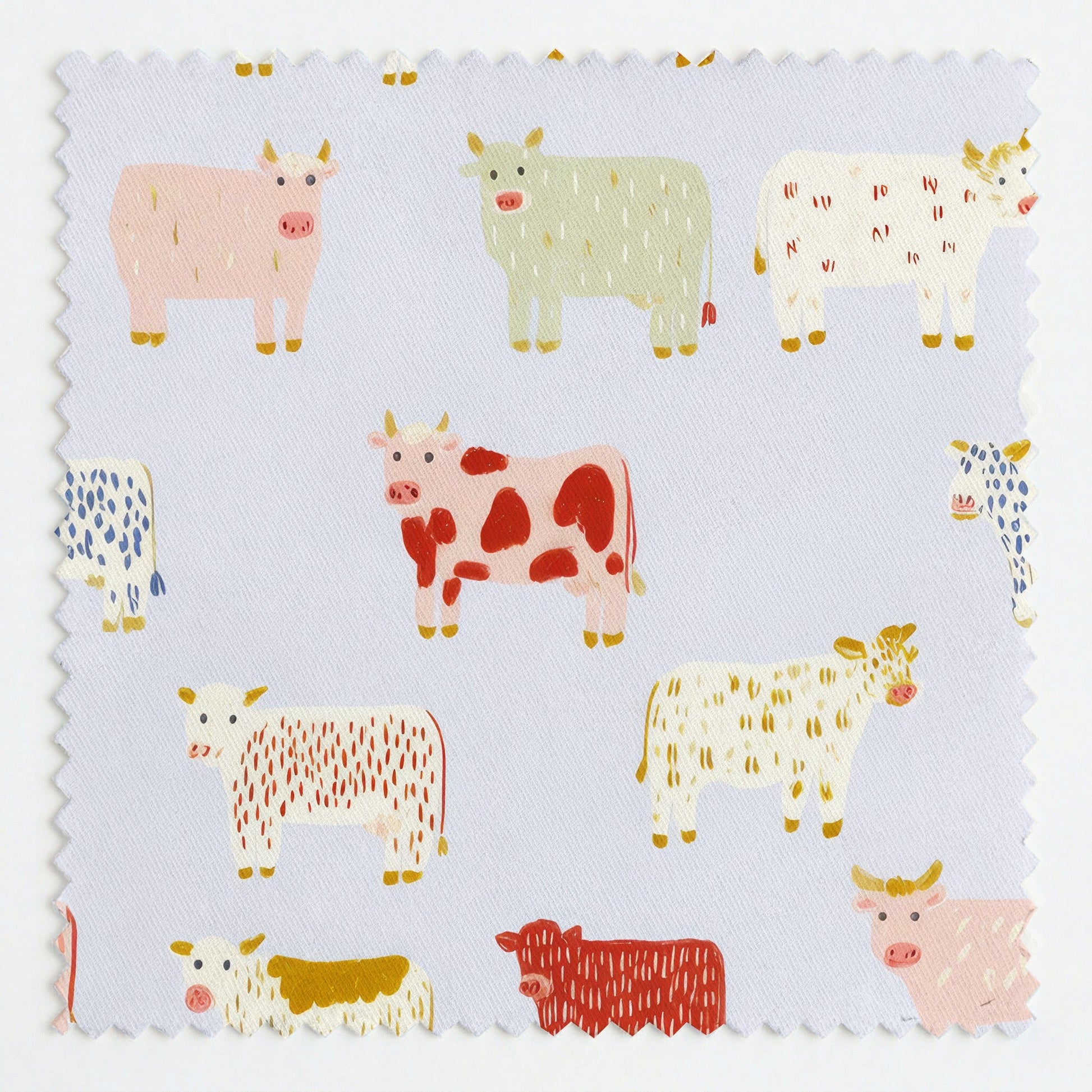 Moo Ahead - Fabric - Linen Rowe