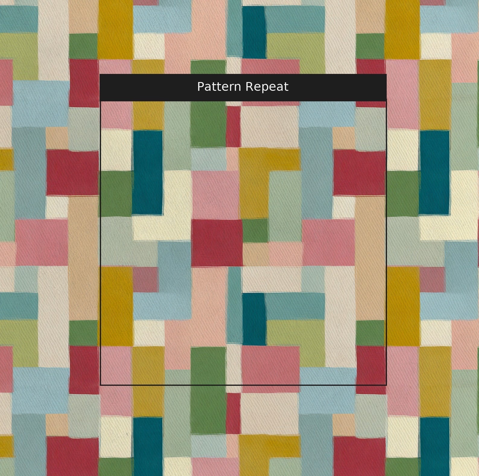 Mosaic - Fabric - Linen Rowe