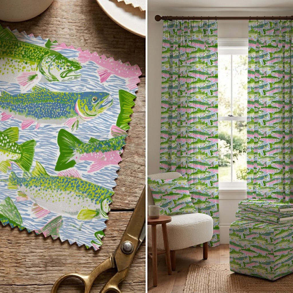 Mossy Stream - Fabric - Linen Rowe