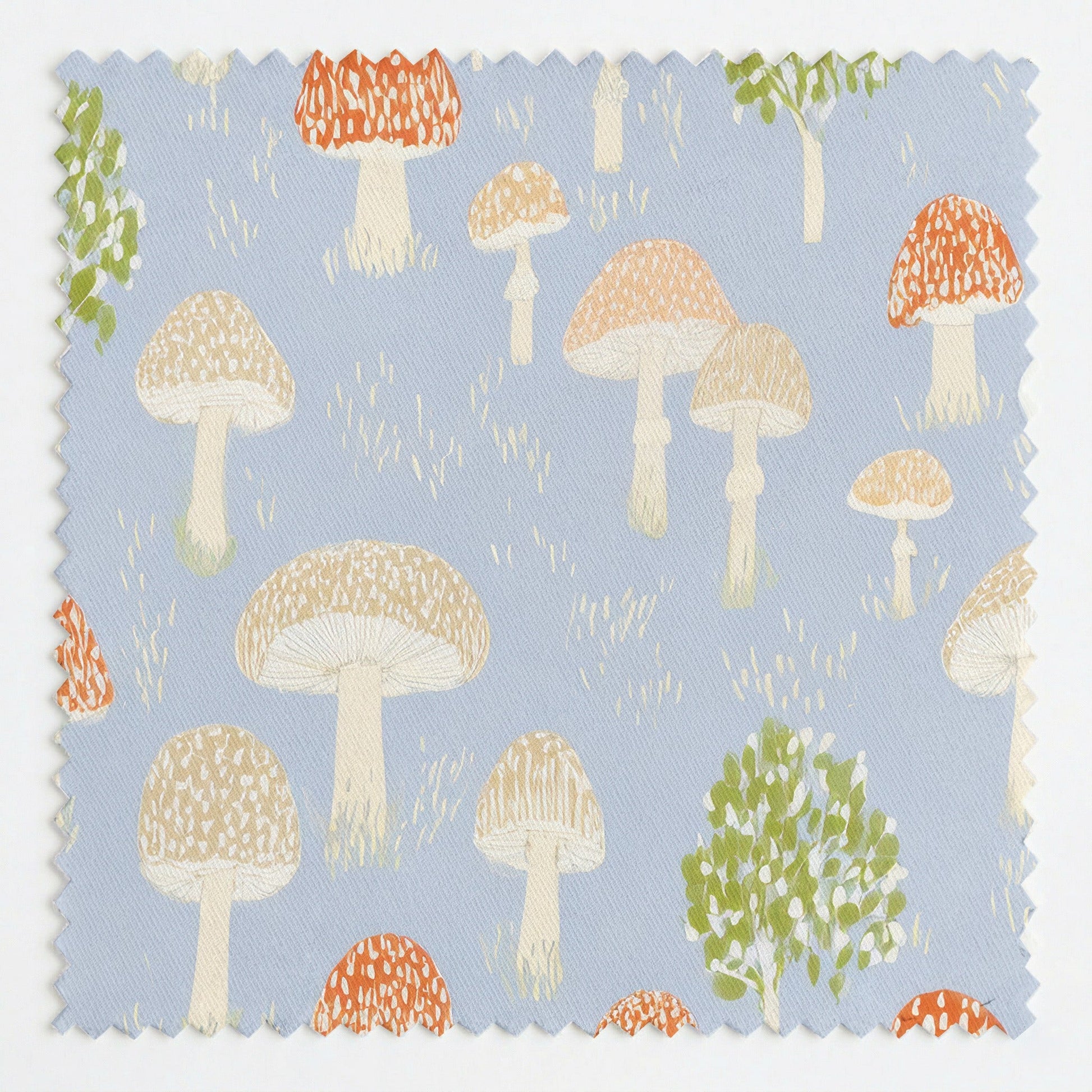 Mushroom Forest_ - Fabric - Linen Rowe
