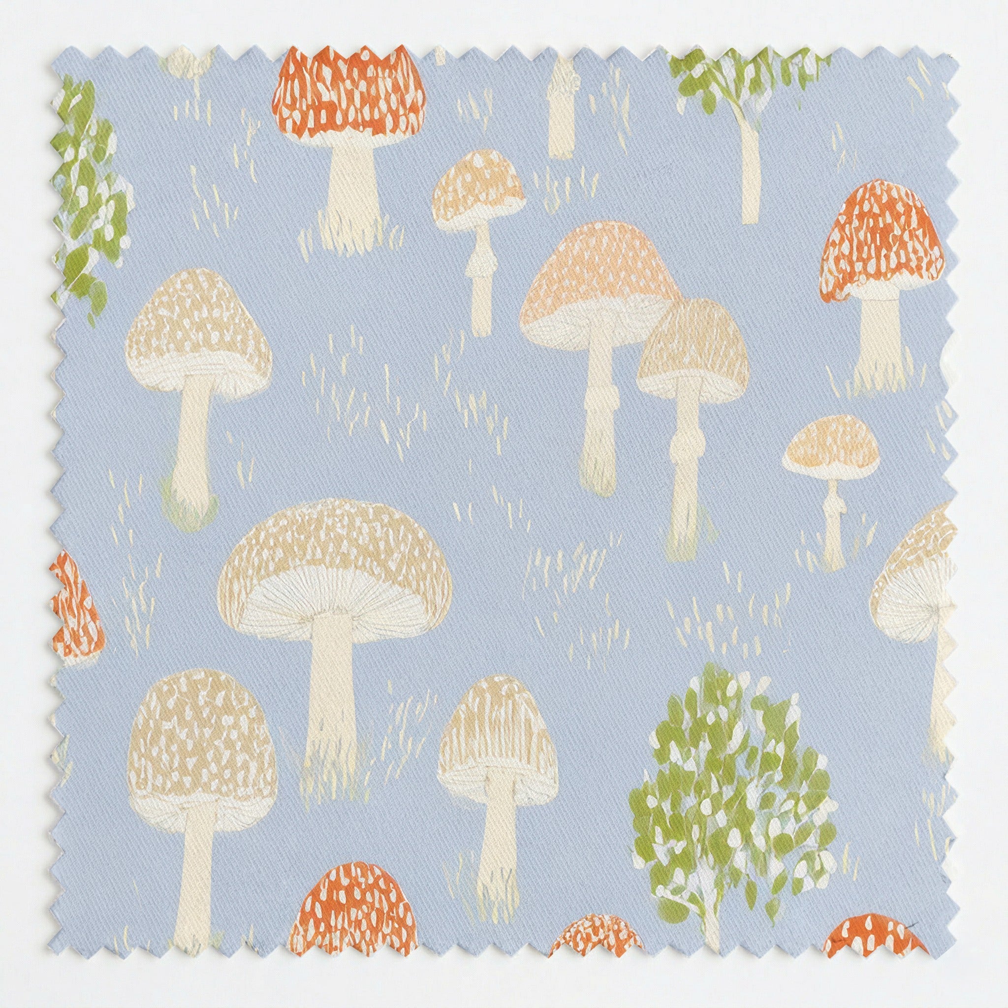 Mushroom Forest_ - Fabric - Linen Rowe
