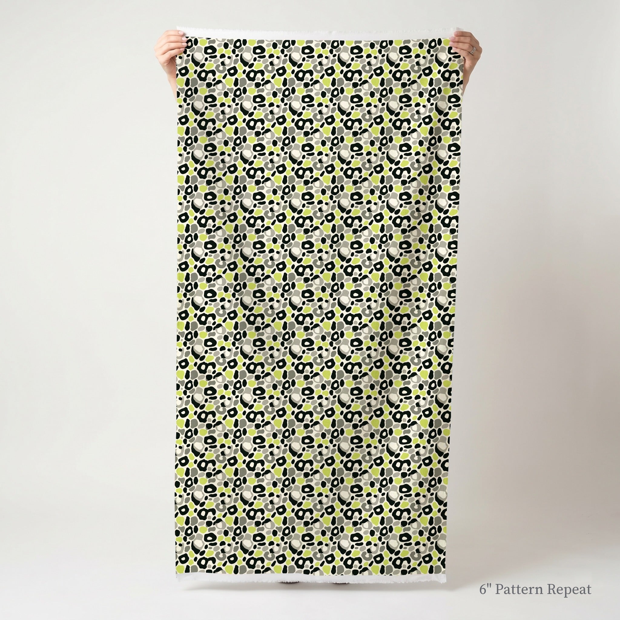Nadia Leopard - Fabric - Linen Rowe