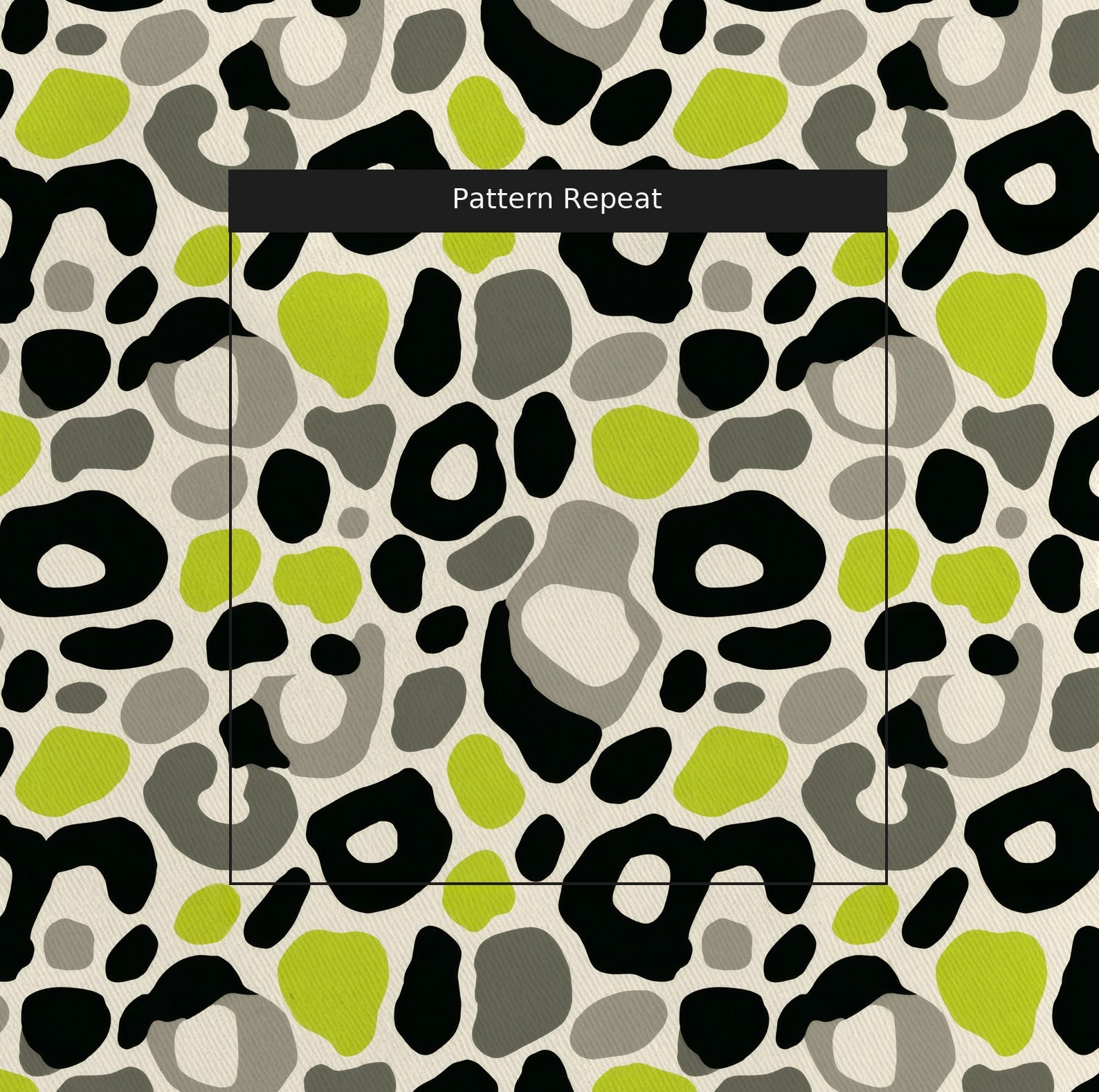 Nadia Leopard - Fabric - Linen Rowe