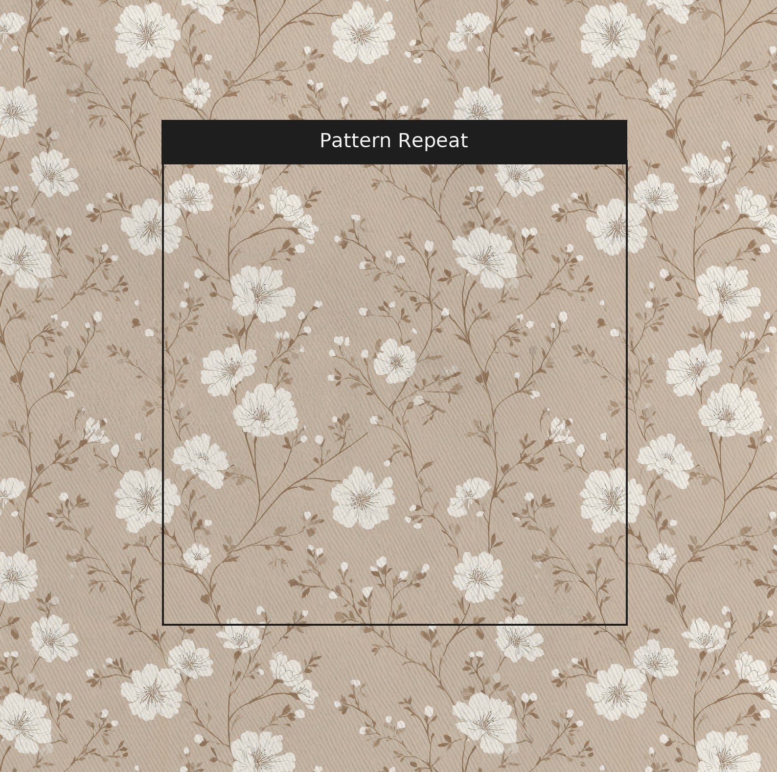 Natalia Blossoms - Fabric - Linen Rowe