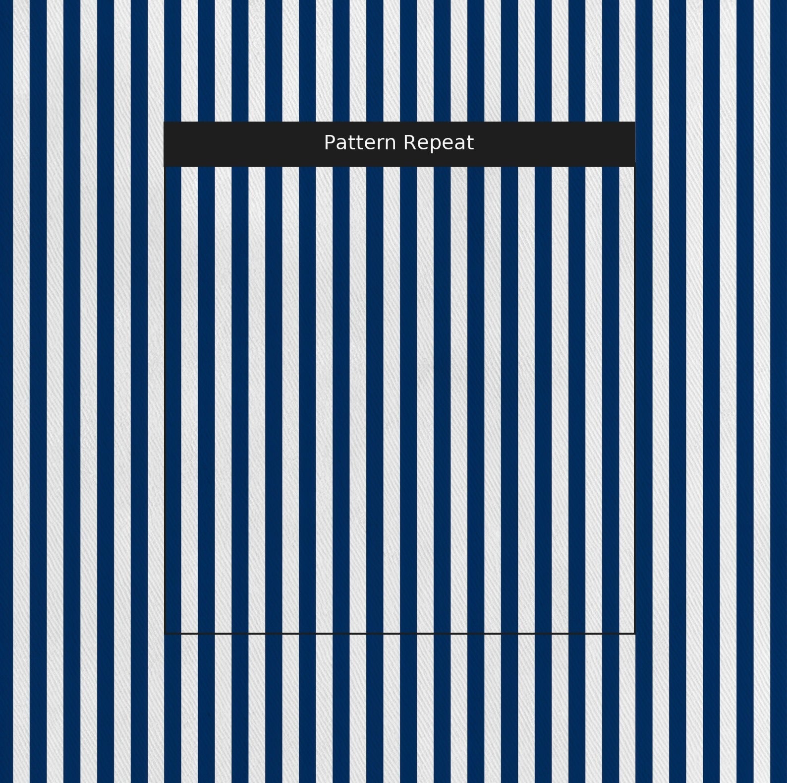 Navy Stripe - Fabric - Linen Rowe