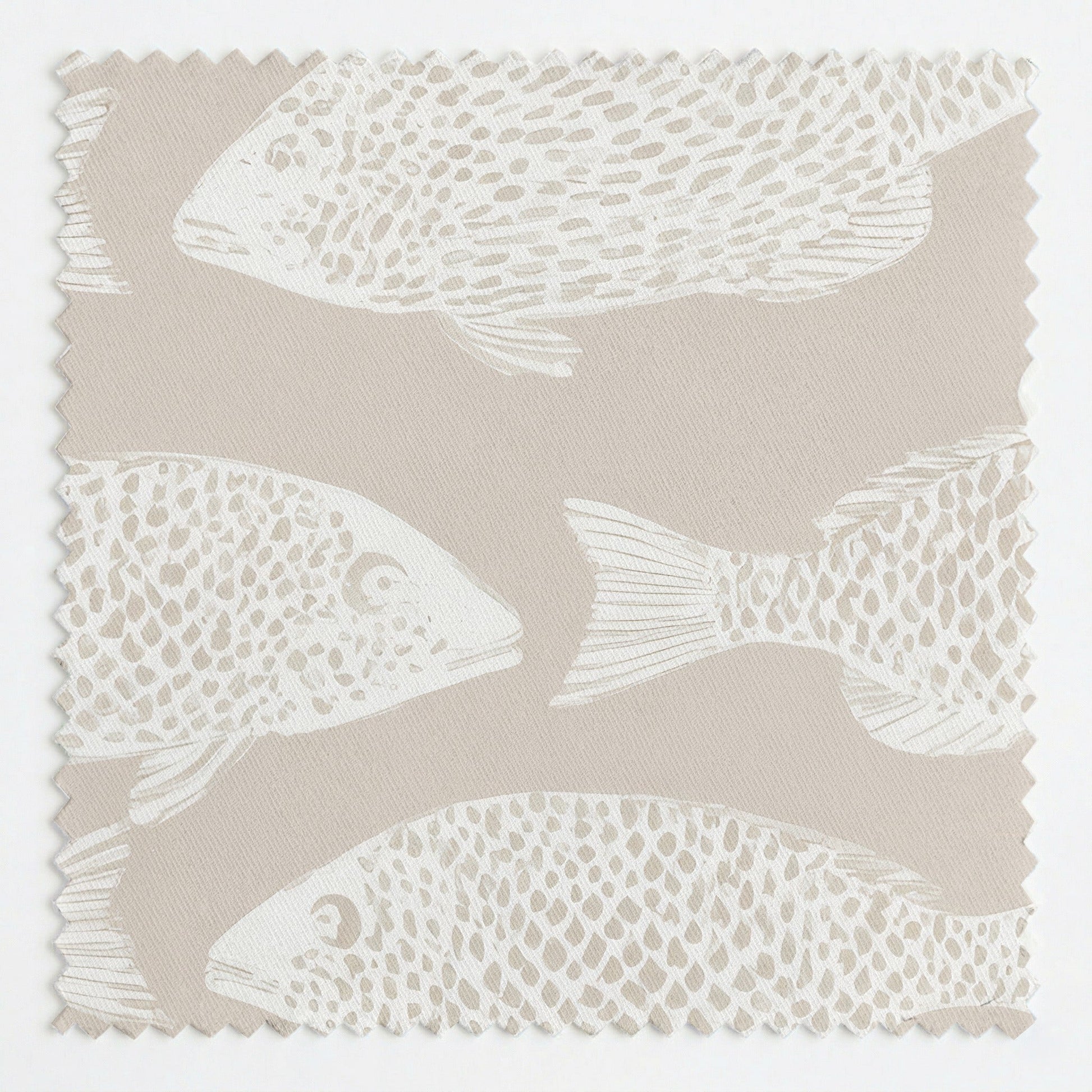 Neutral Fish - Fabric - Linen Rowe