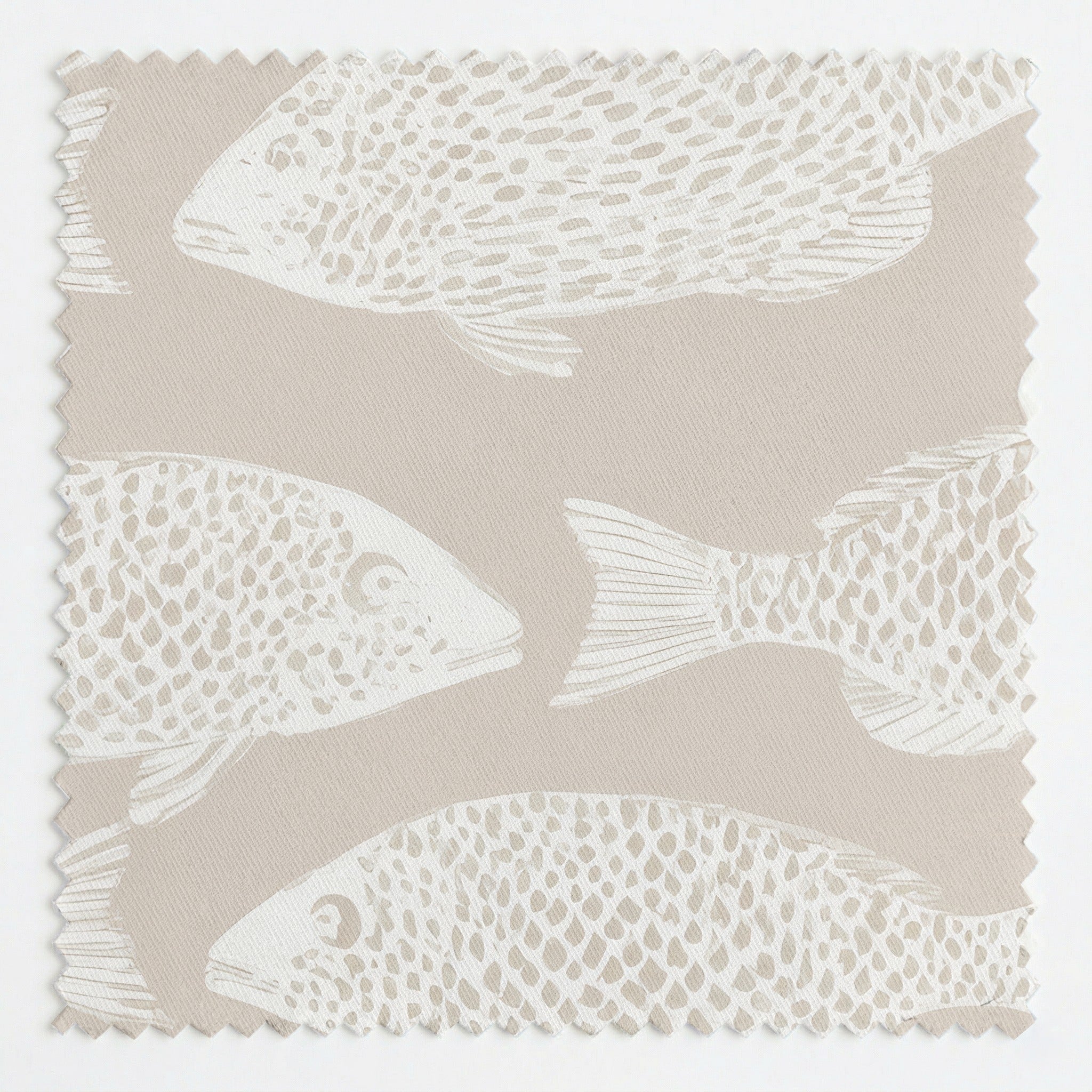 Neutral Fish - Fabric - Linen Rowe