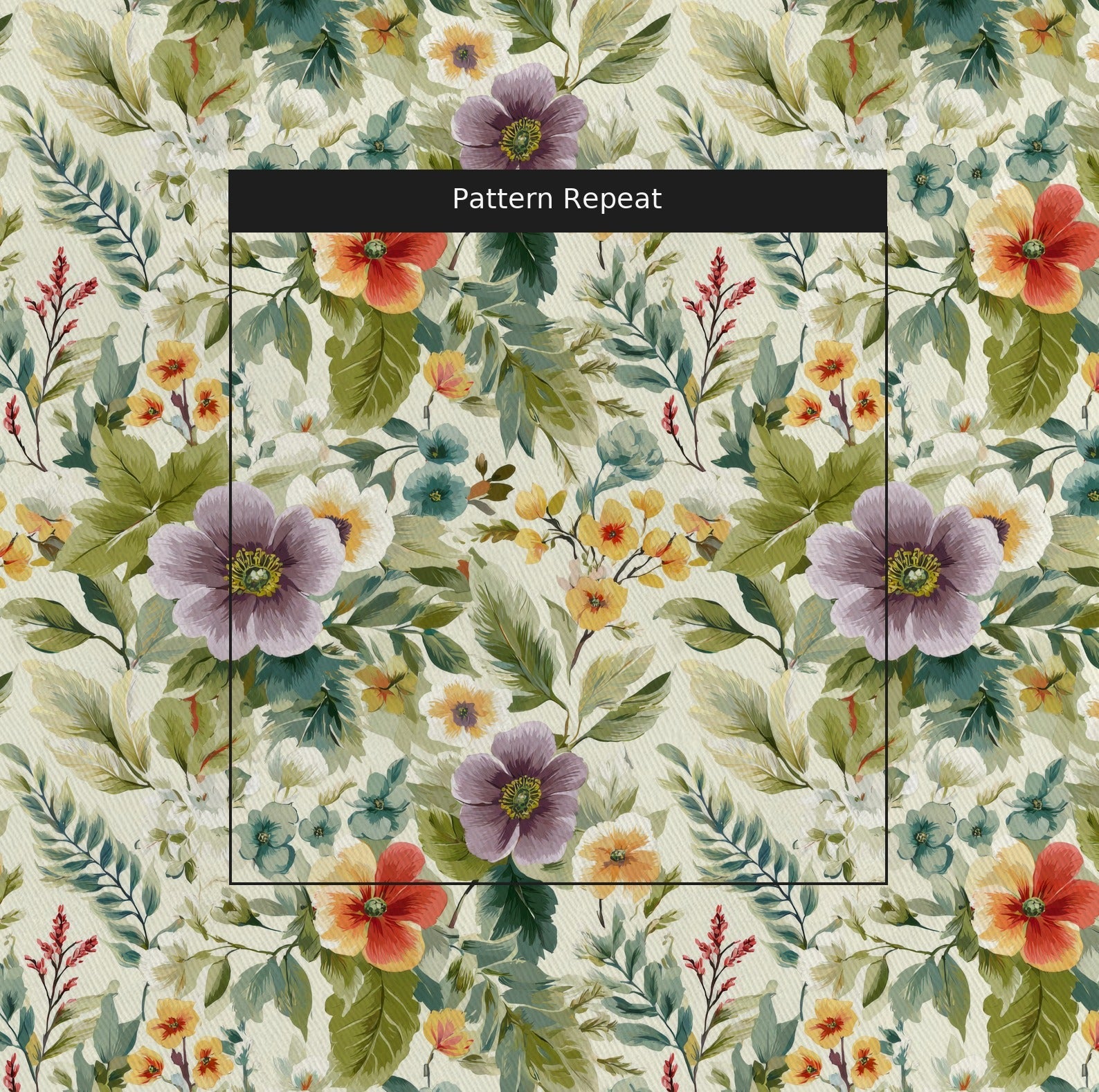 Nicosia Bloom - Fabric - Linen Rowe