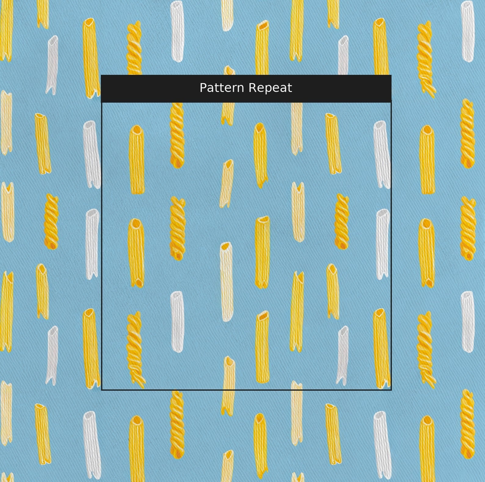 Noooooodles - Fabric - Linen Rowe