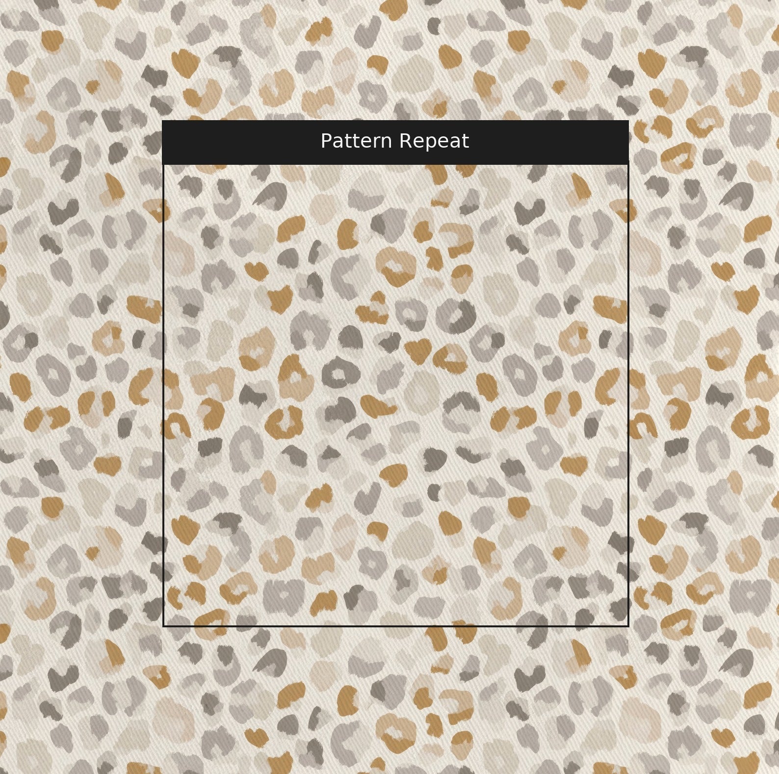 Oberon Leopard - Fabric - Linen Rowe